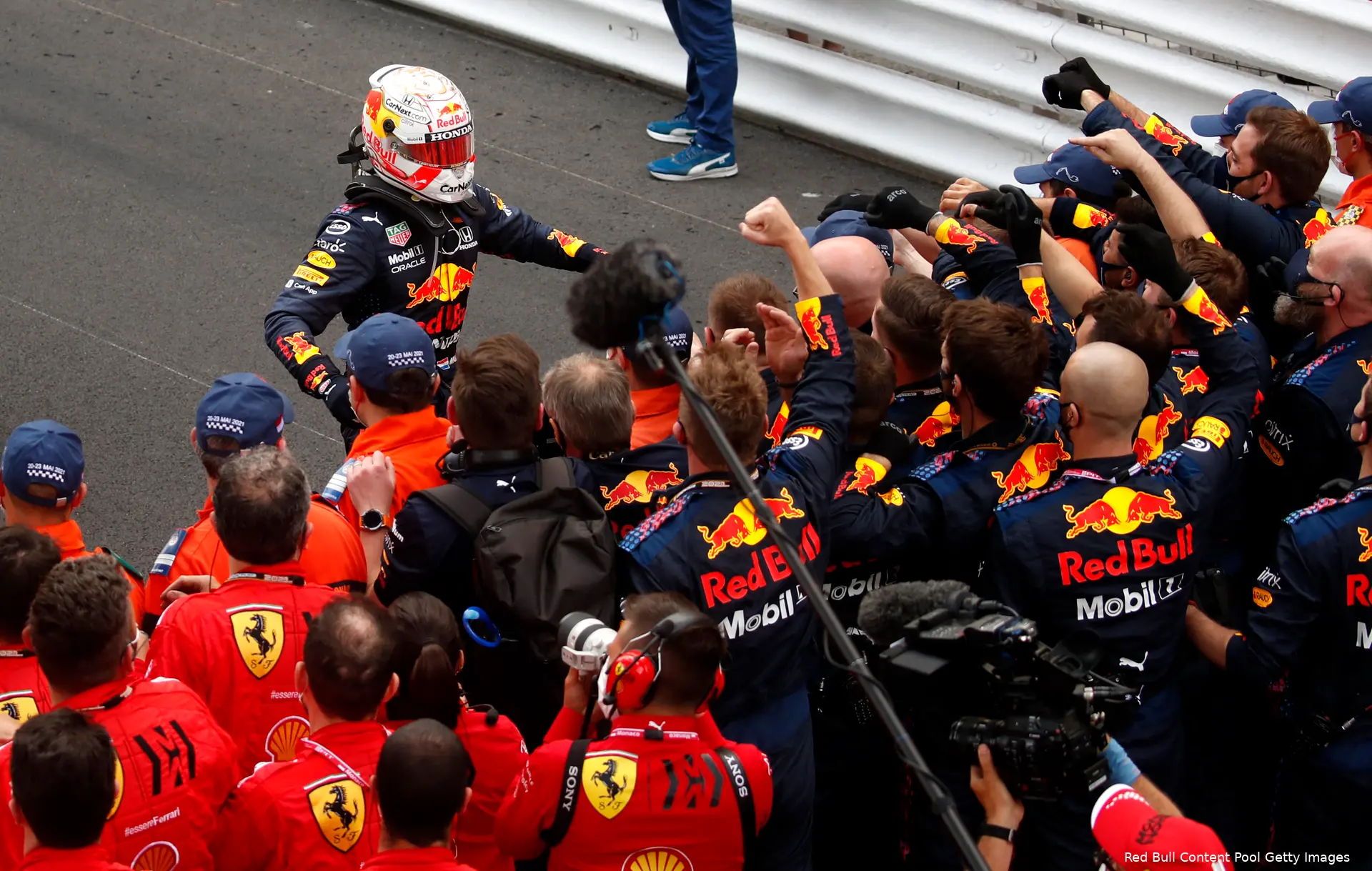 Max Verstappen Red Bull Racing Monaco juichem