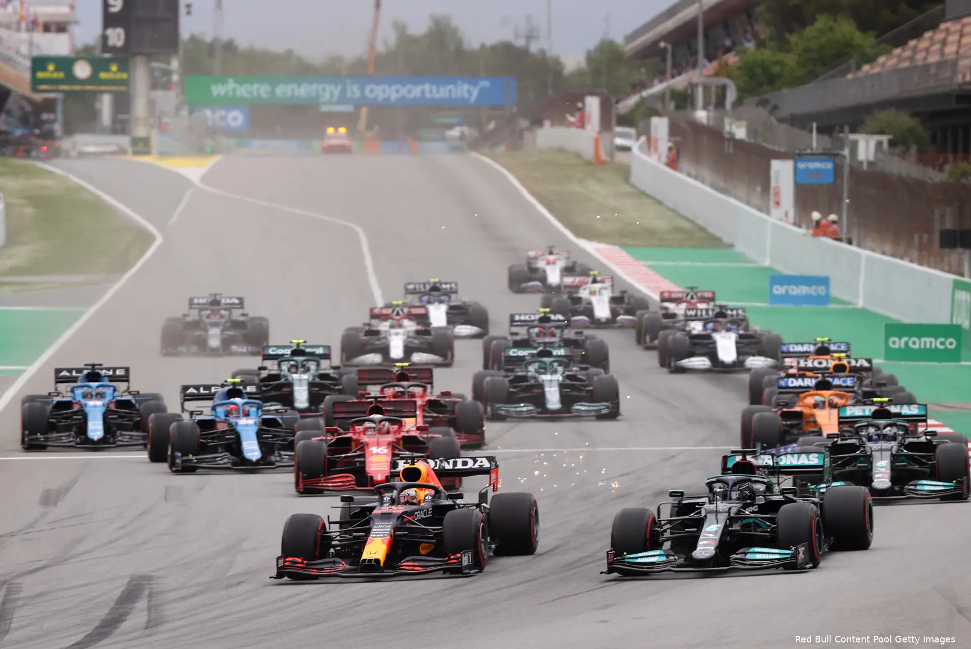 start gp spanje verstappen hamilton