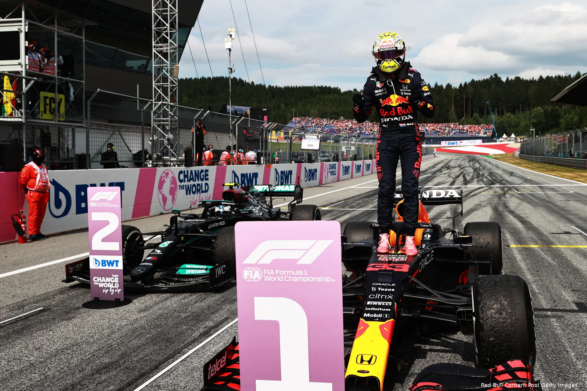 Max Verstappen Red Bull Racing Mercedes