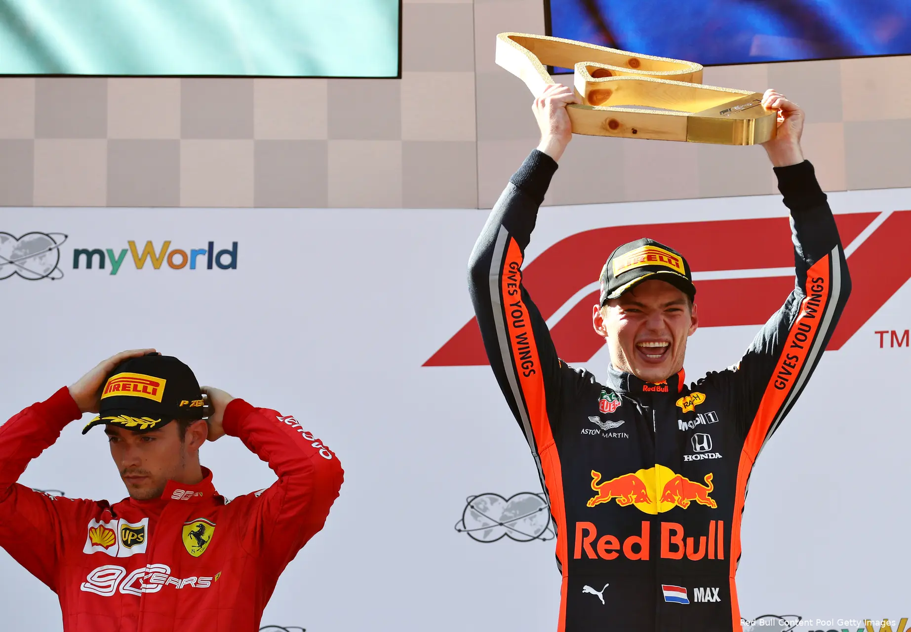 Max Verstappen Charles Leclerc 2019