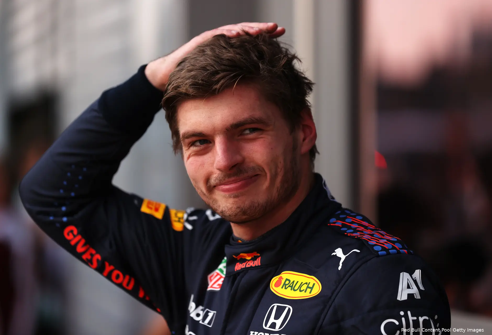 max verstappen lach maf grap italie
