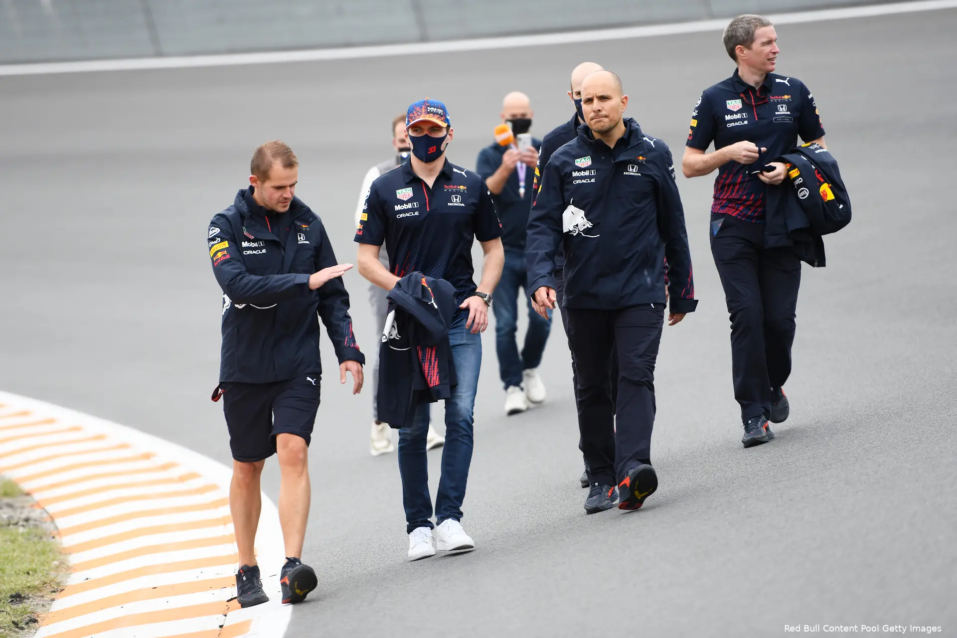 Max Verstappen track walk Zandvoort