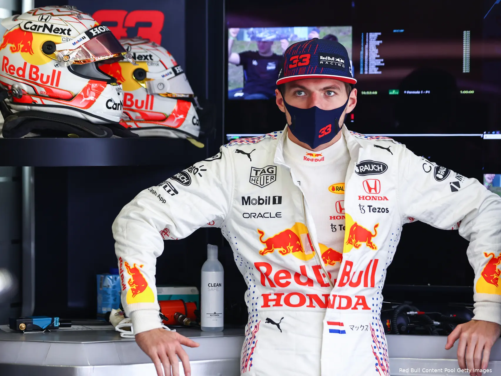 max verstappen zonder helm grand prix turkije 2021