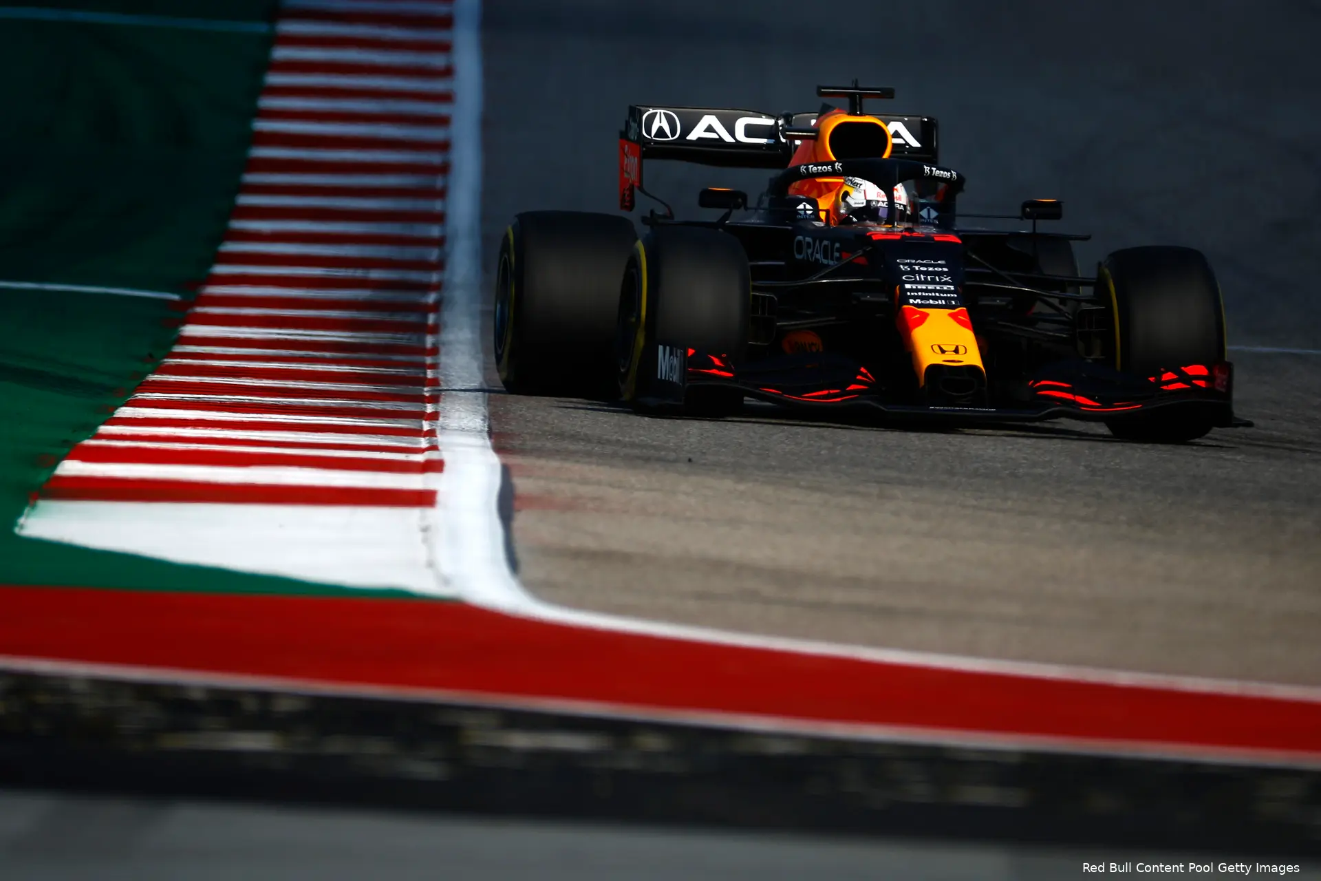 Verstappen rijdend VT2 Amerika 2021