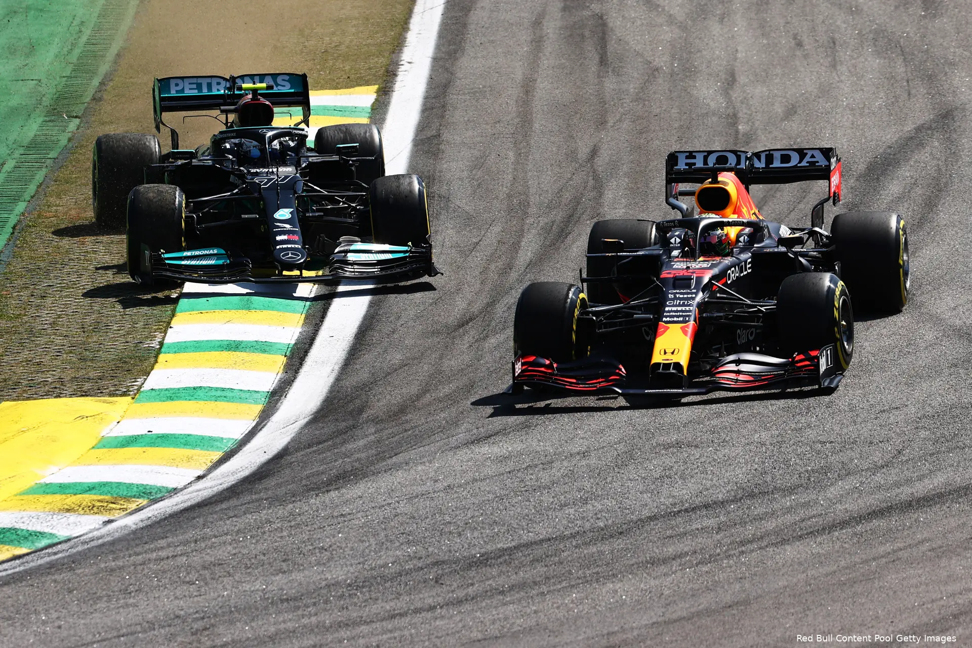 Verstappen en Bottas