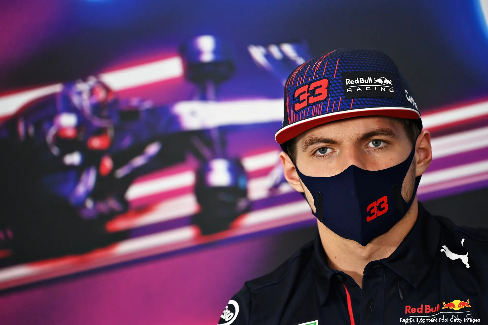 Verstappen op persco Qatar 2021