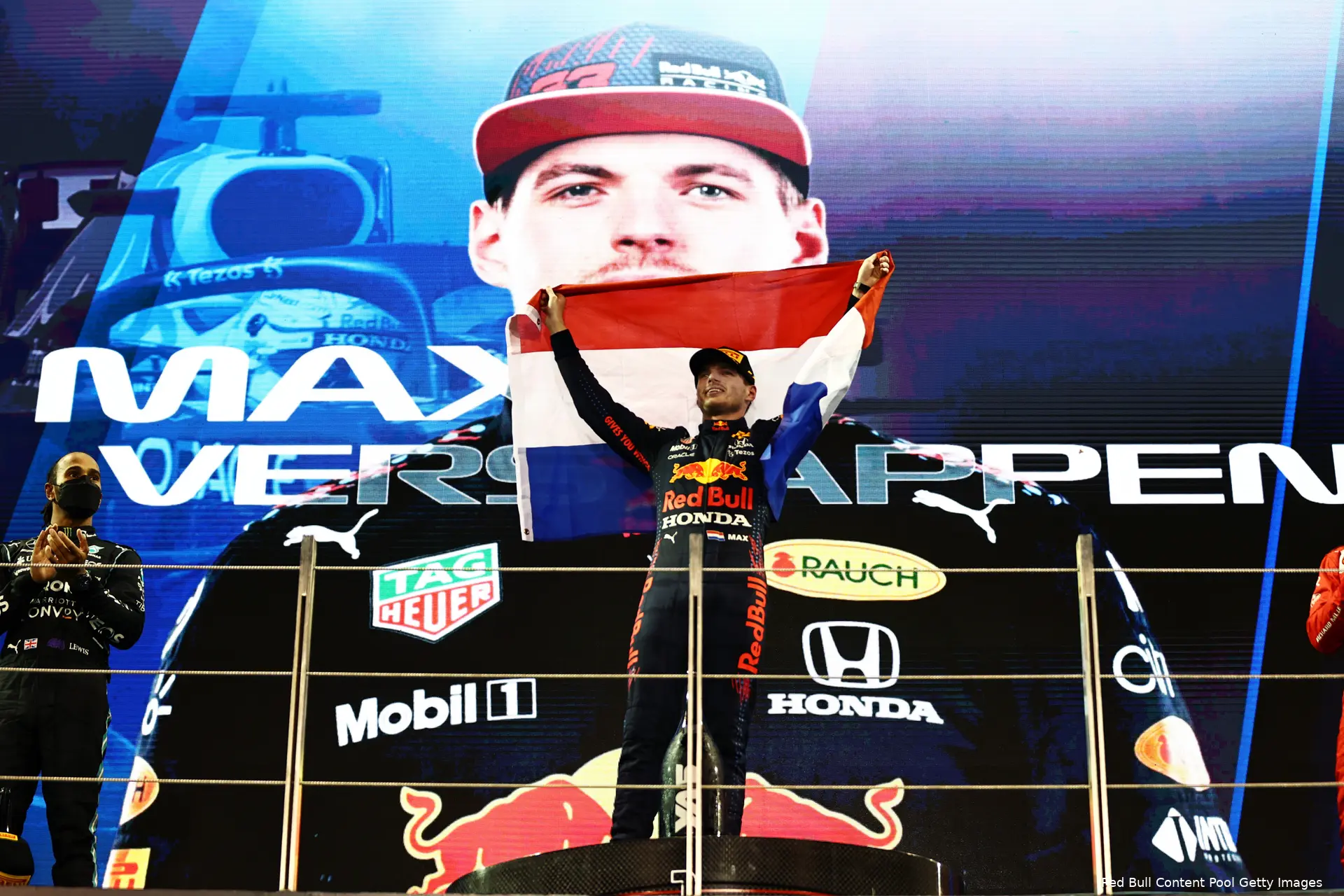 Max Verstappen vlag wereldkampioen