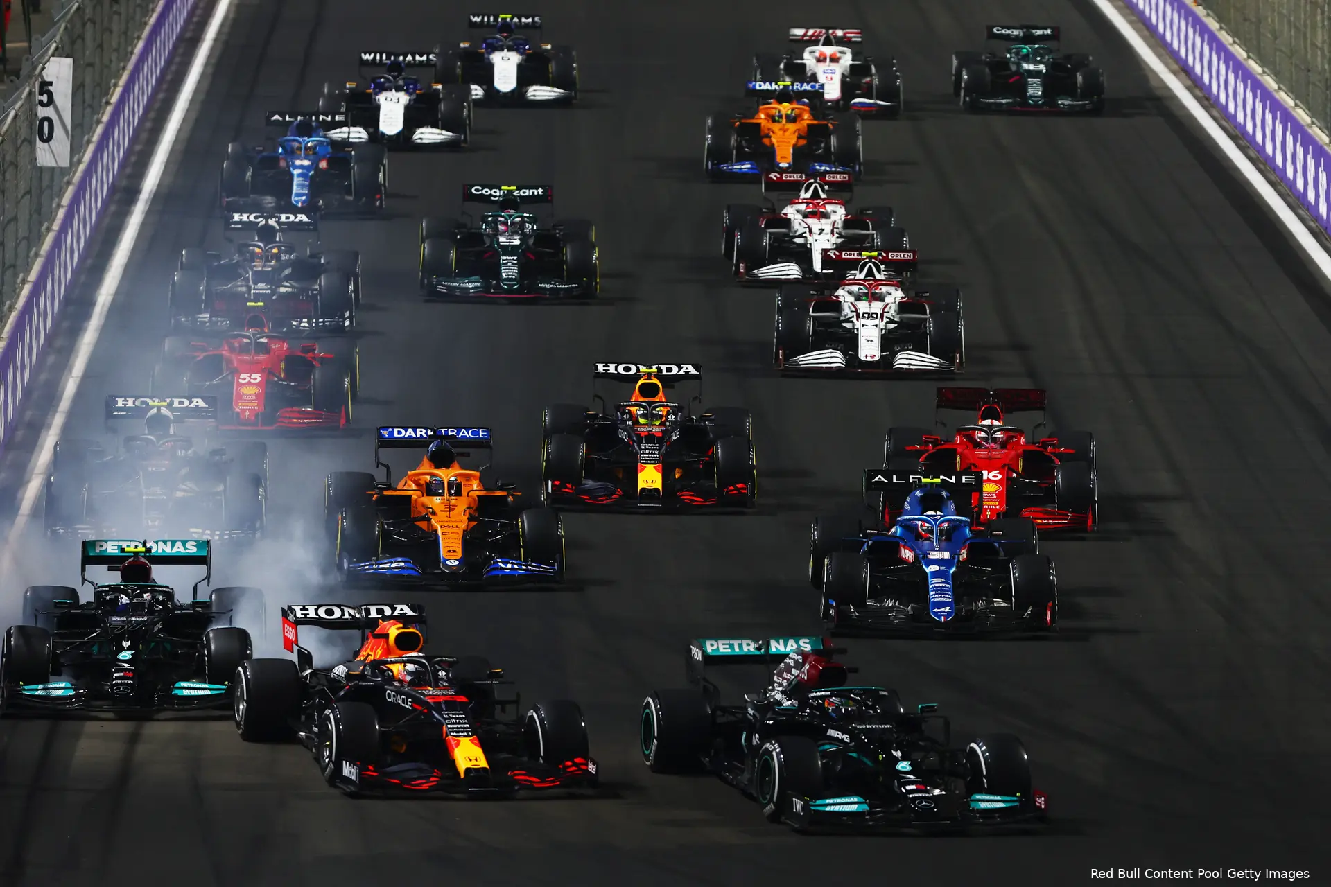 Start Jeddah GP 2021