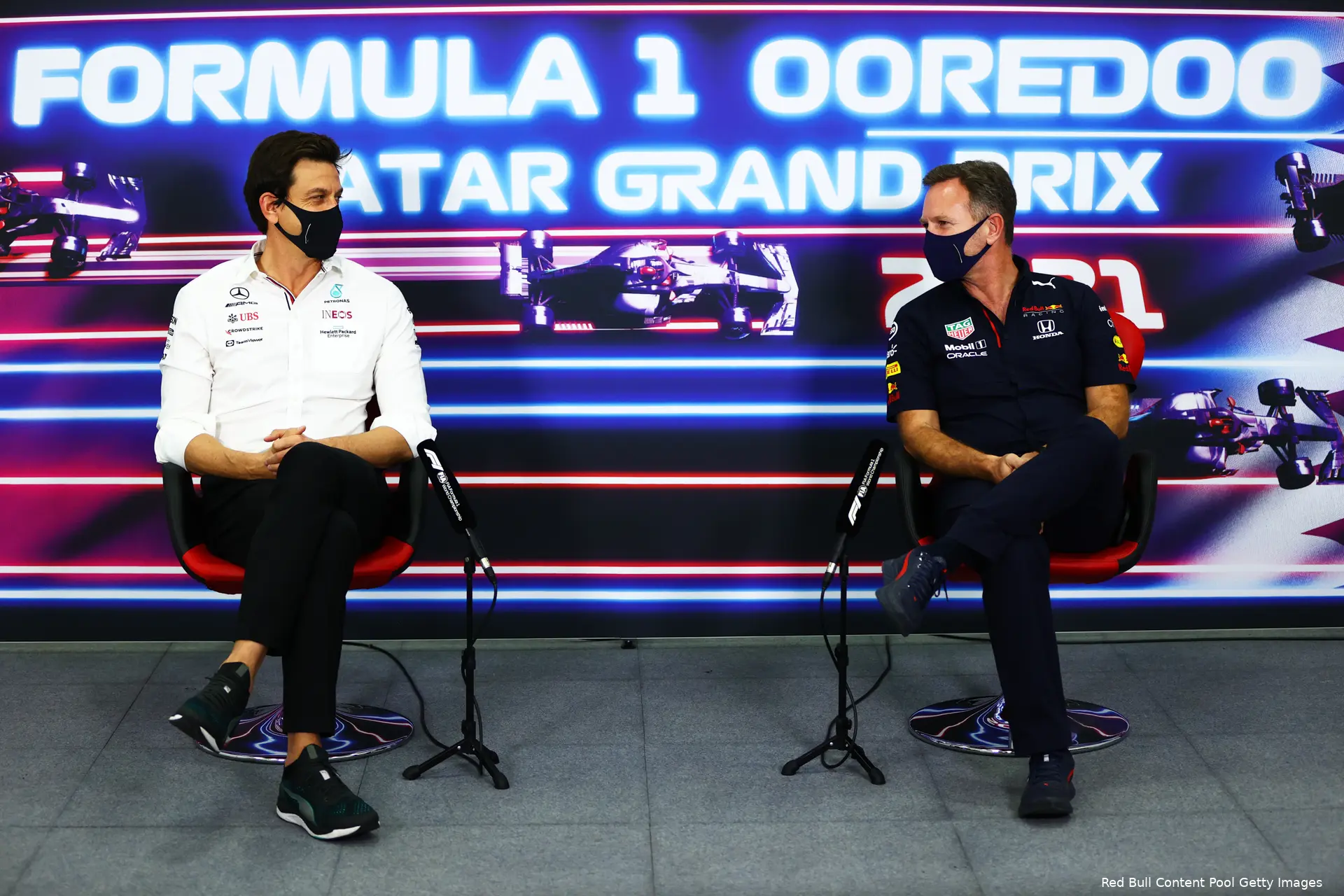 Toto Wolff Christian Horner