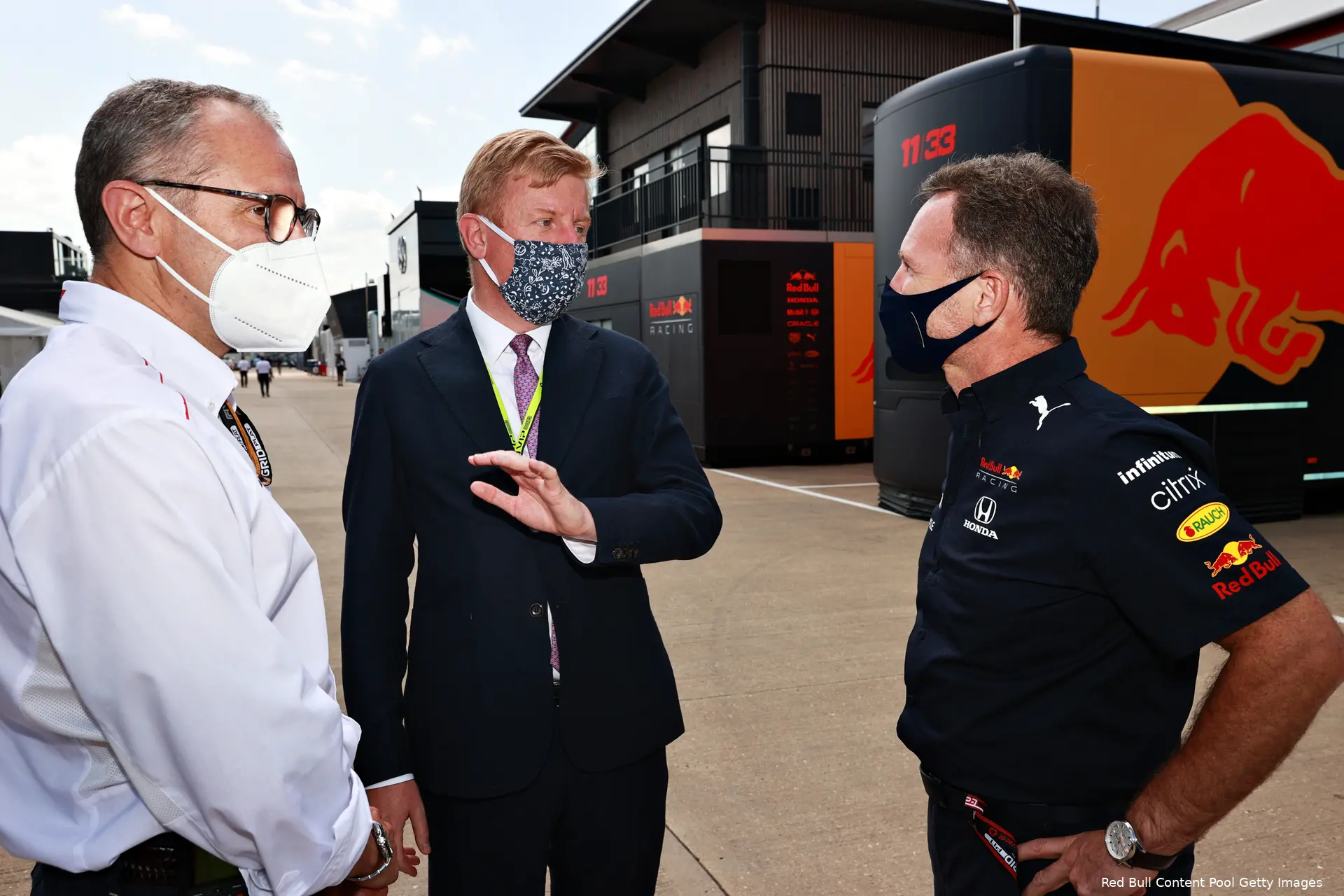 Stefano Domenicali Christian Horner
