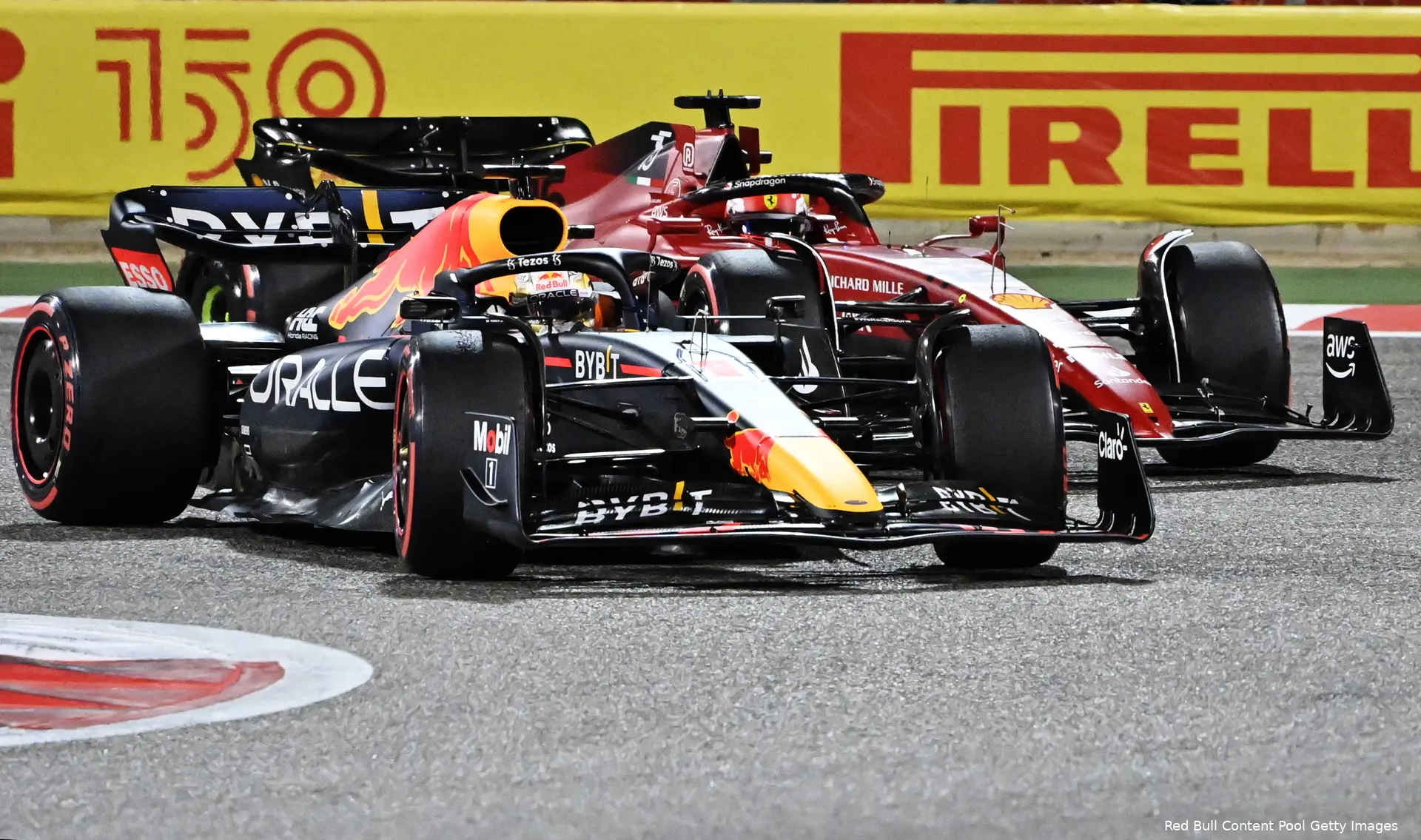 Max Verstappen Charles Leclerc Red Bull Racing Ferrari GP Bahrein