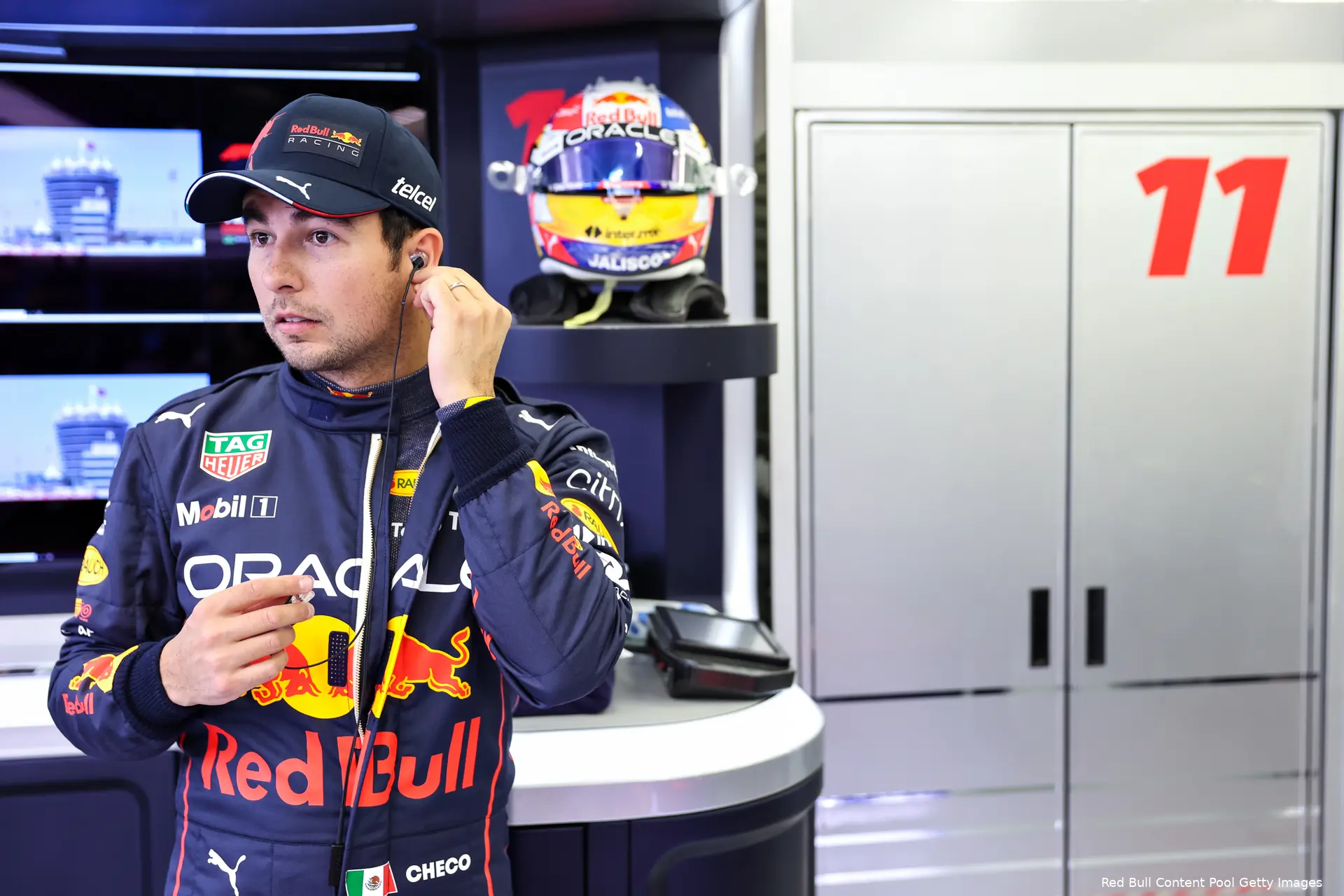 Sergio Pérez Red Bull Racing Bahrein Test