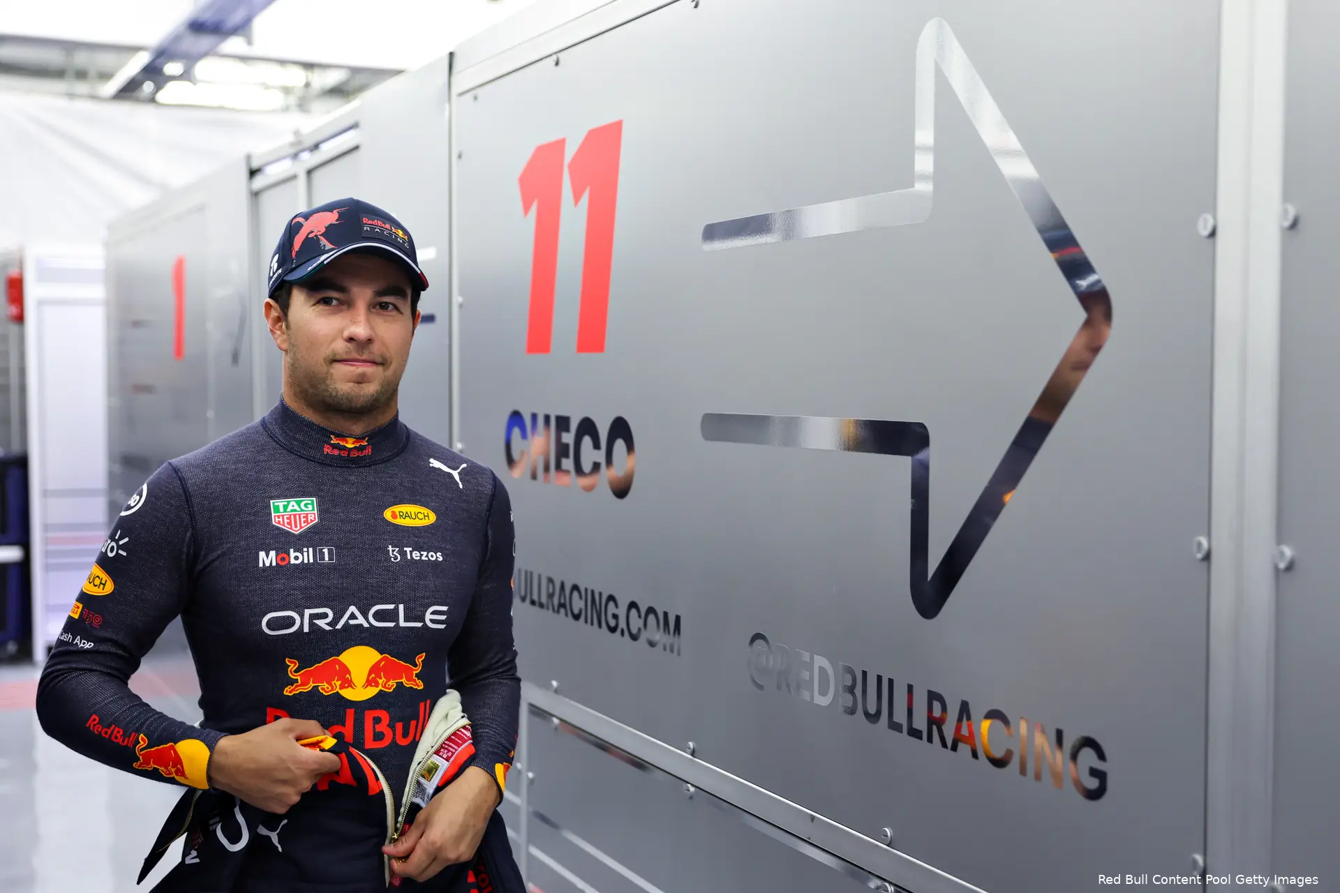 Sergio Pérez Red Bull Racing Bahrein Test