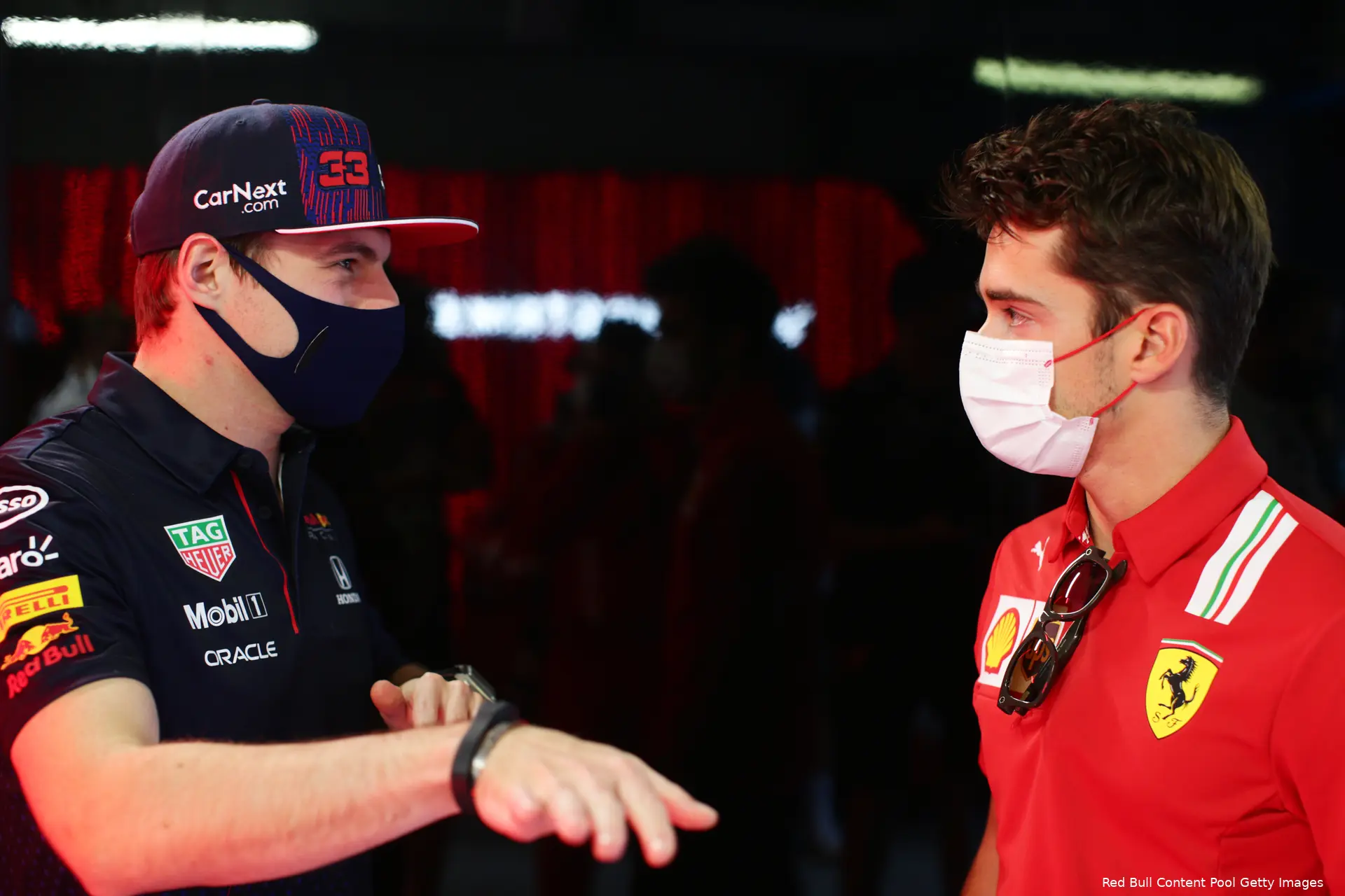 Max Verstappen Charles Leclerc