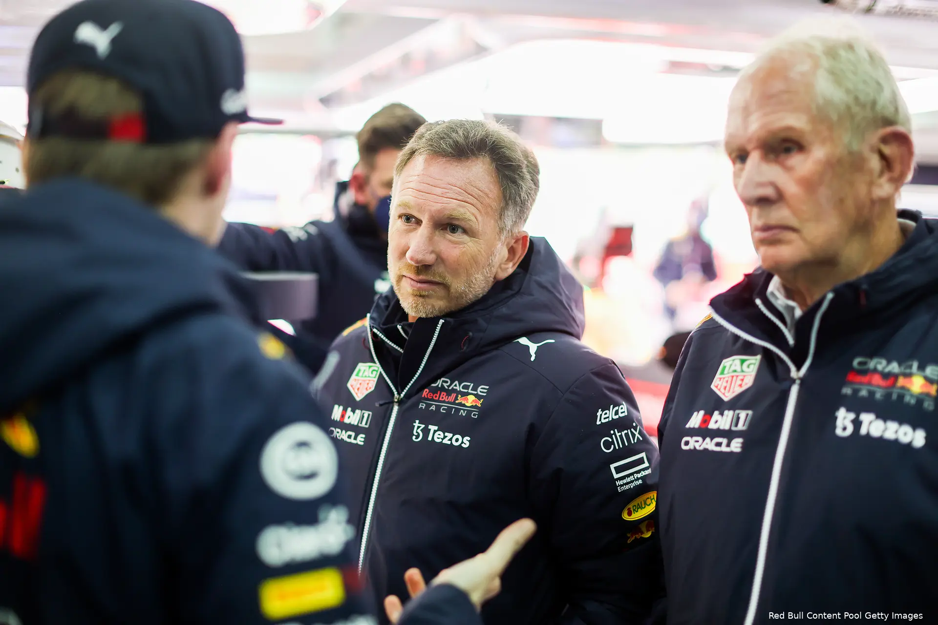 Max Verstappen Christian Horner Helmut Marko
