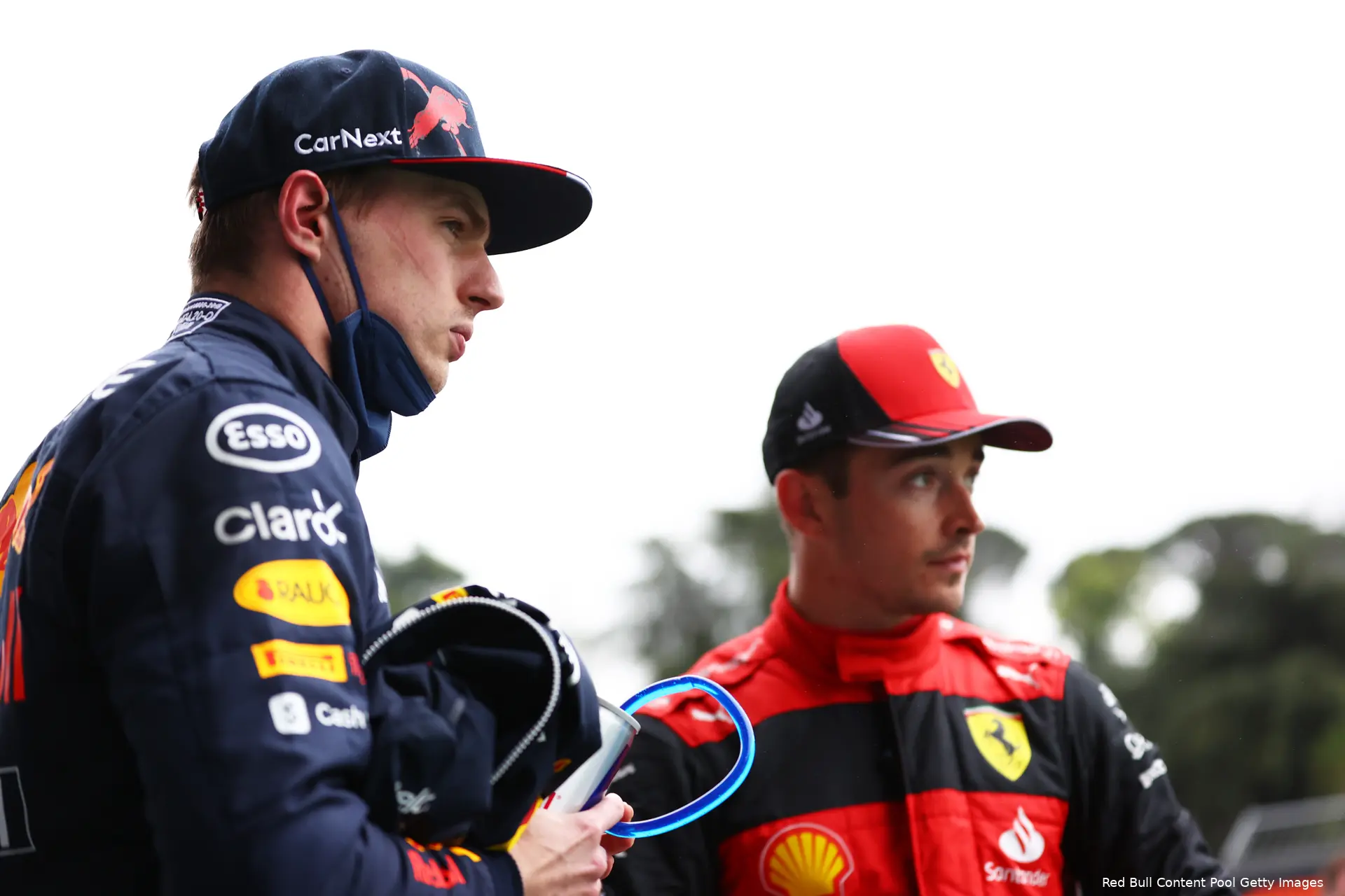 Verstappen Leclerc kwalificatie Imola 2022