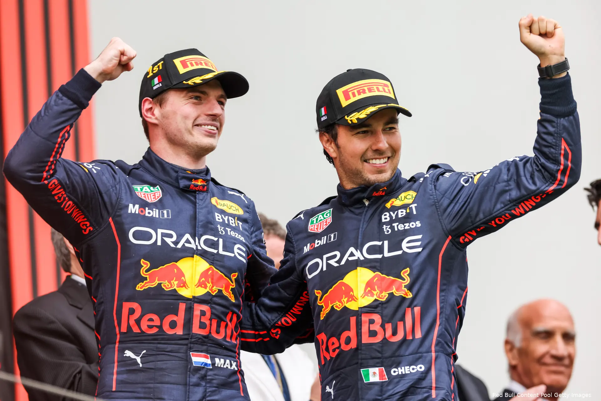 verstappen perez podium imola