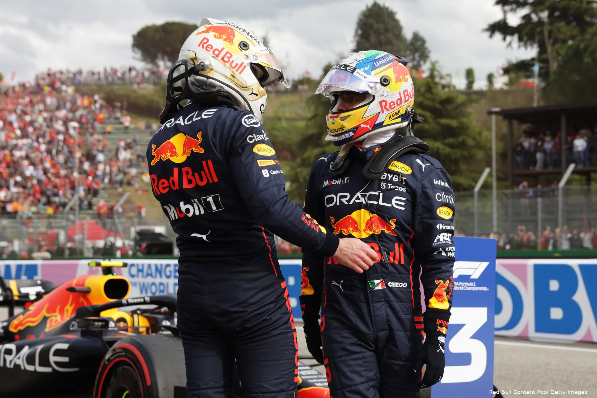 Verstappen Perez sprintrace Imola 2022