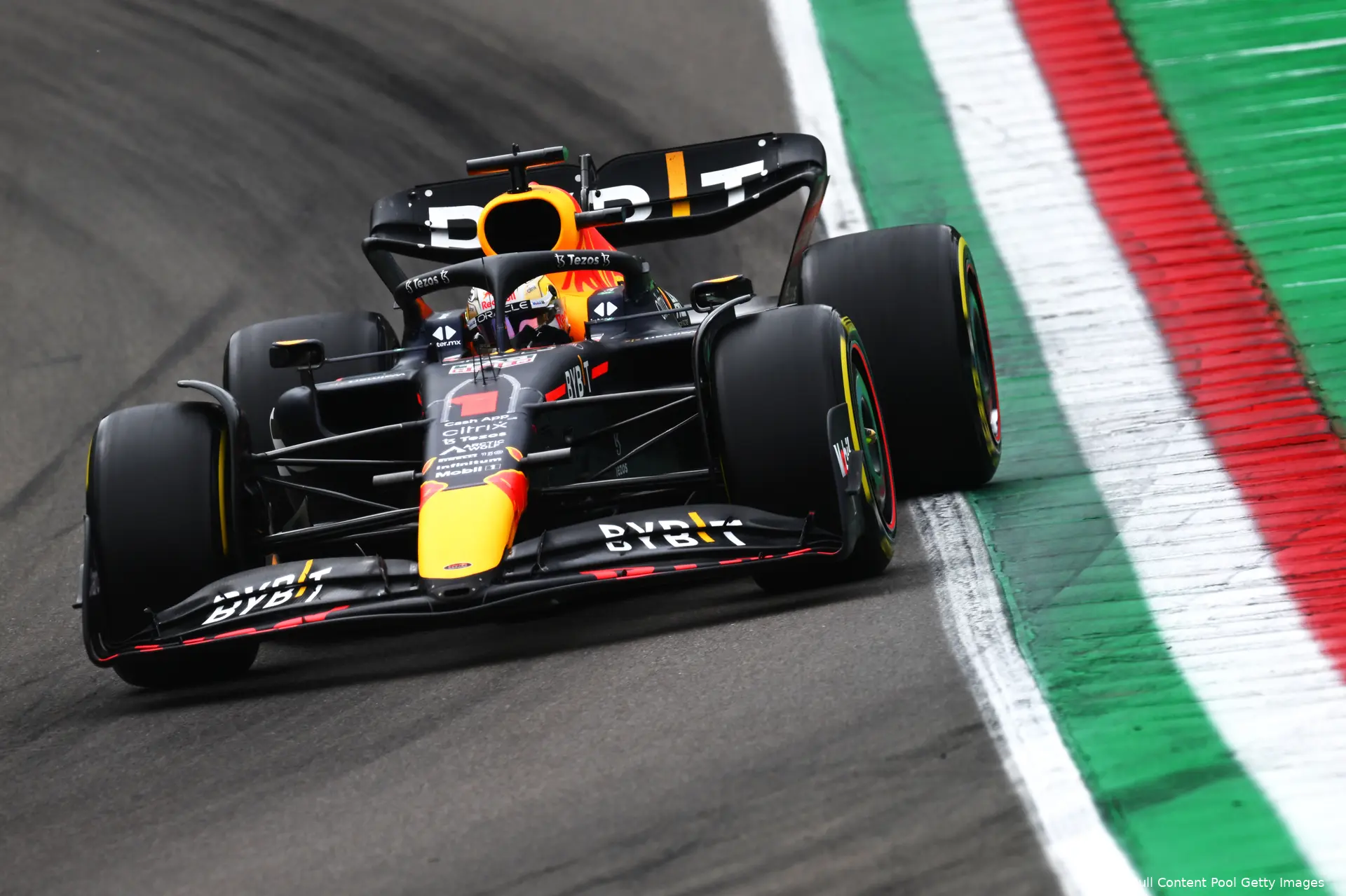 Verstappen VT2 zaterdag Imola 2022