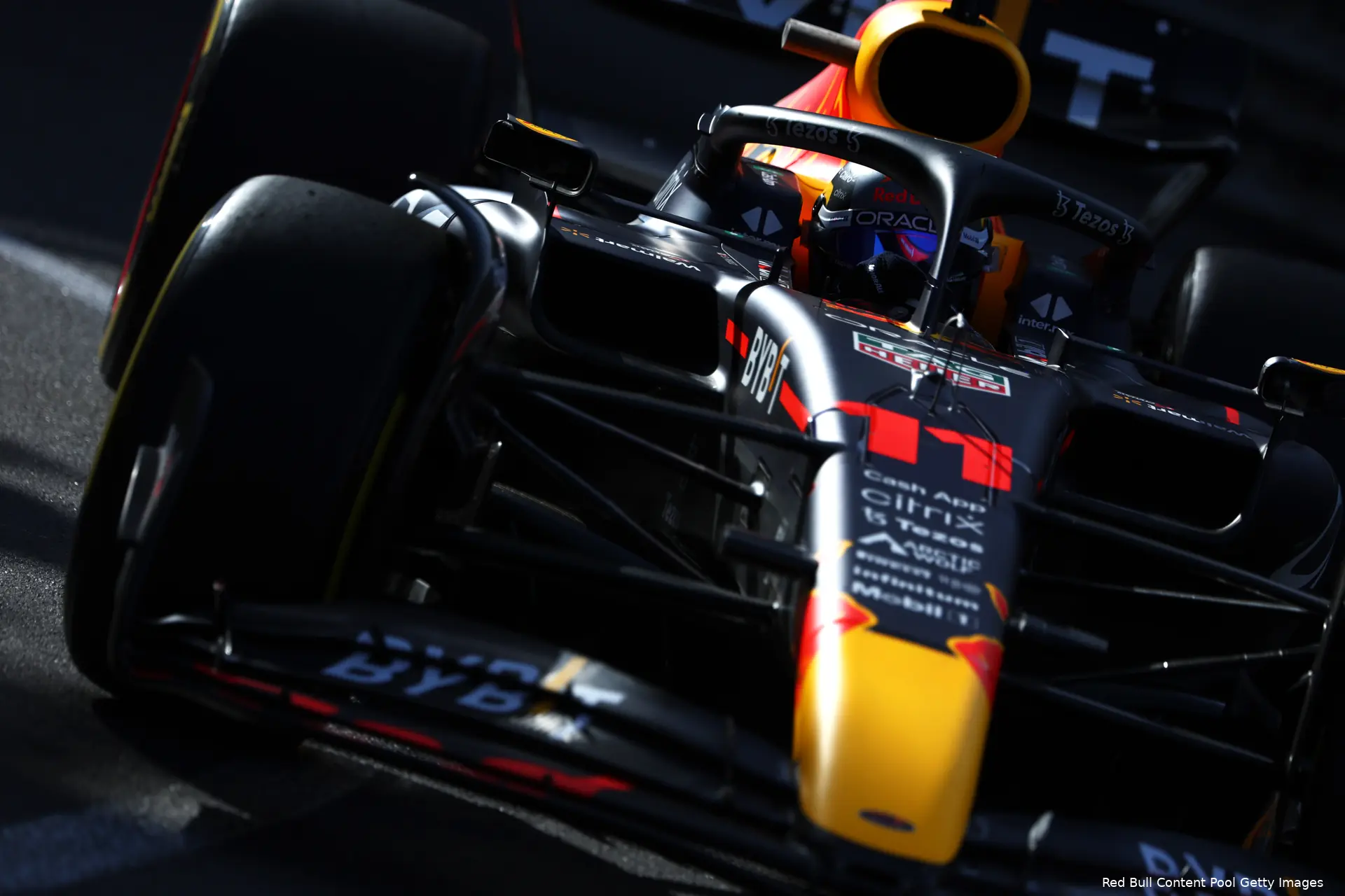 Pérez auto heel close vrijdag Monaco 2022