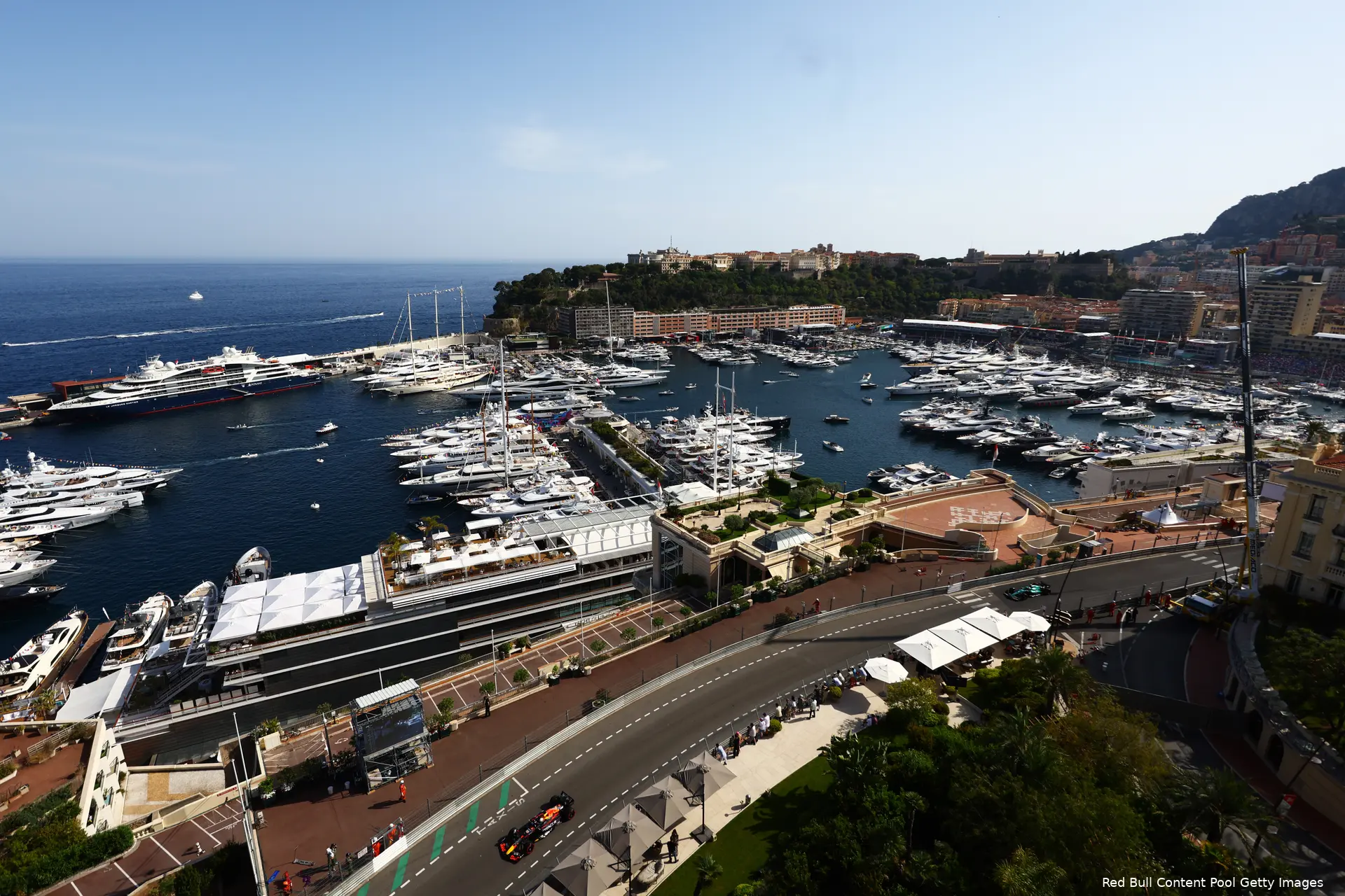 Verstappen auto ver weg vrijdag Monaco 2022