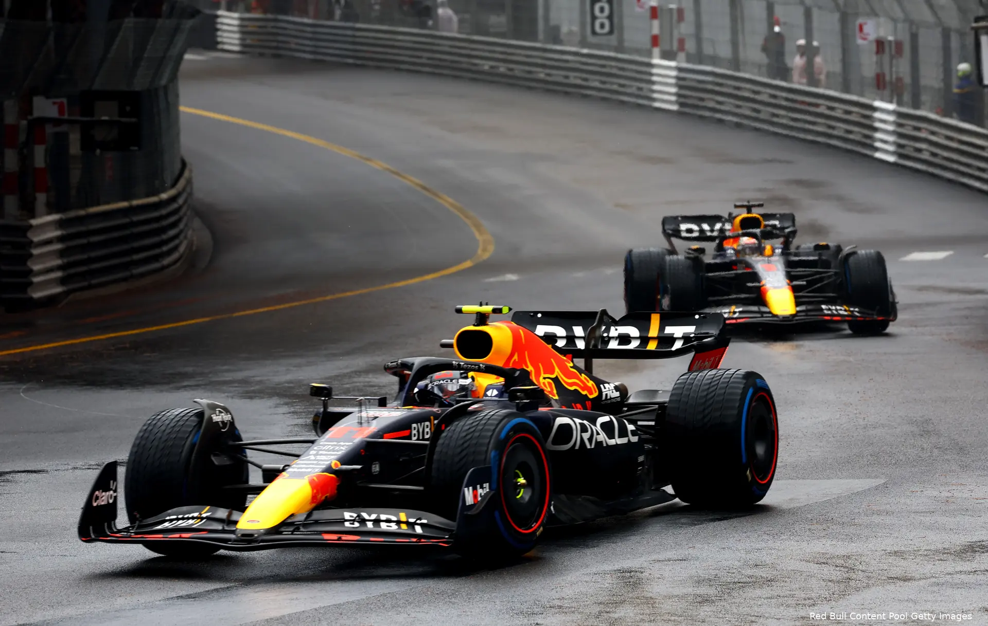 Verstappen Perez in race Monaco 2022