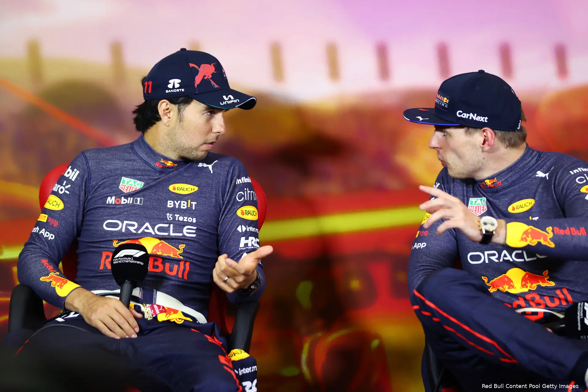 Sergio Perez max verstappen