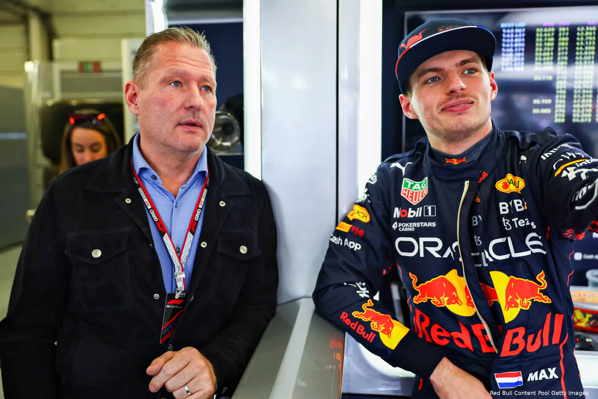 jos verstappen max verstappen red bull racing gp groot brittannie 2022