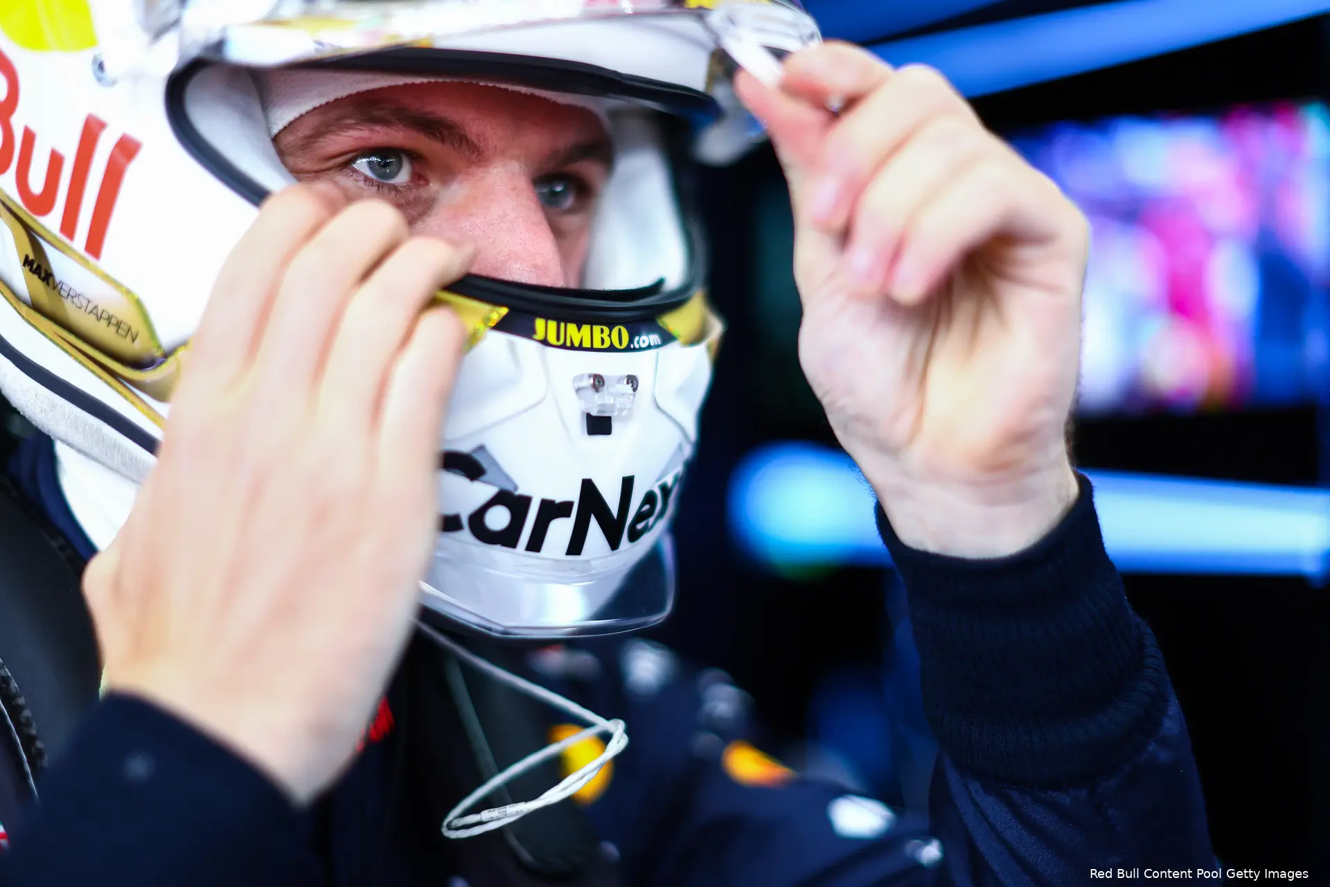 Verstappen helm kwalificatie Belgie 2022