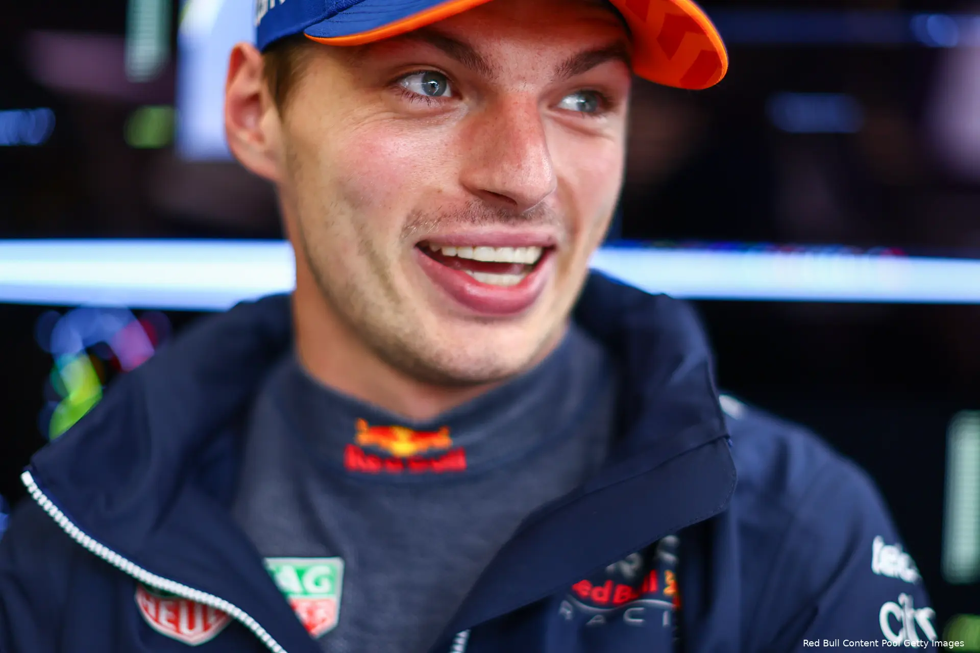 Verstappen lachend kwalificatie Belgie 2022