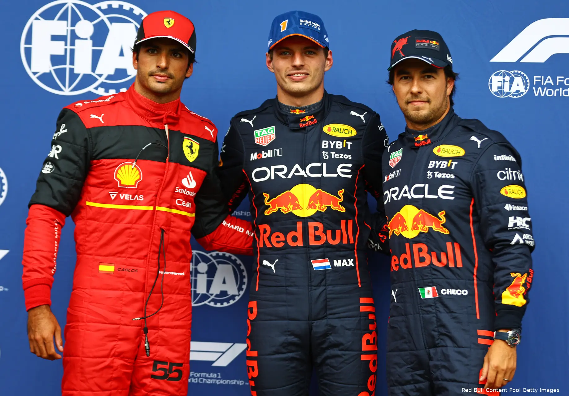 Verstappen Sainz Perez kwalificatie Belgie 2022