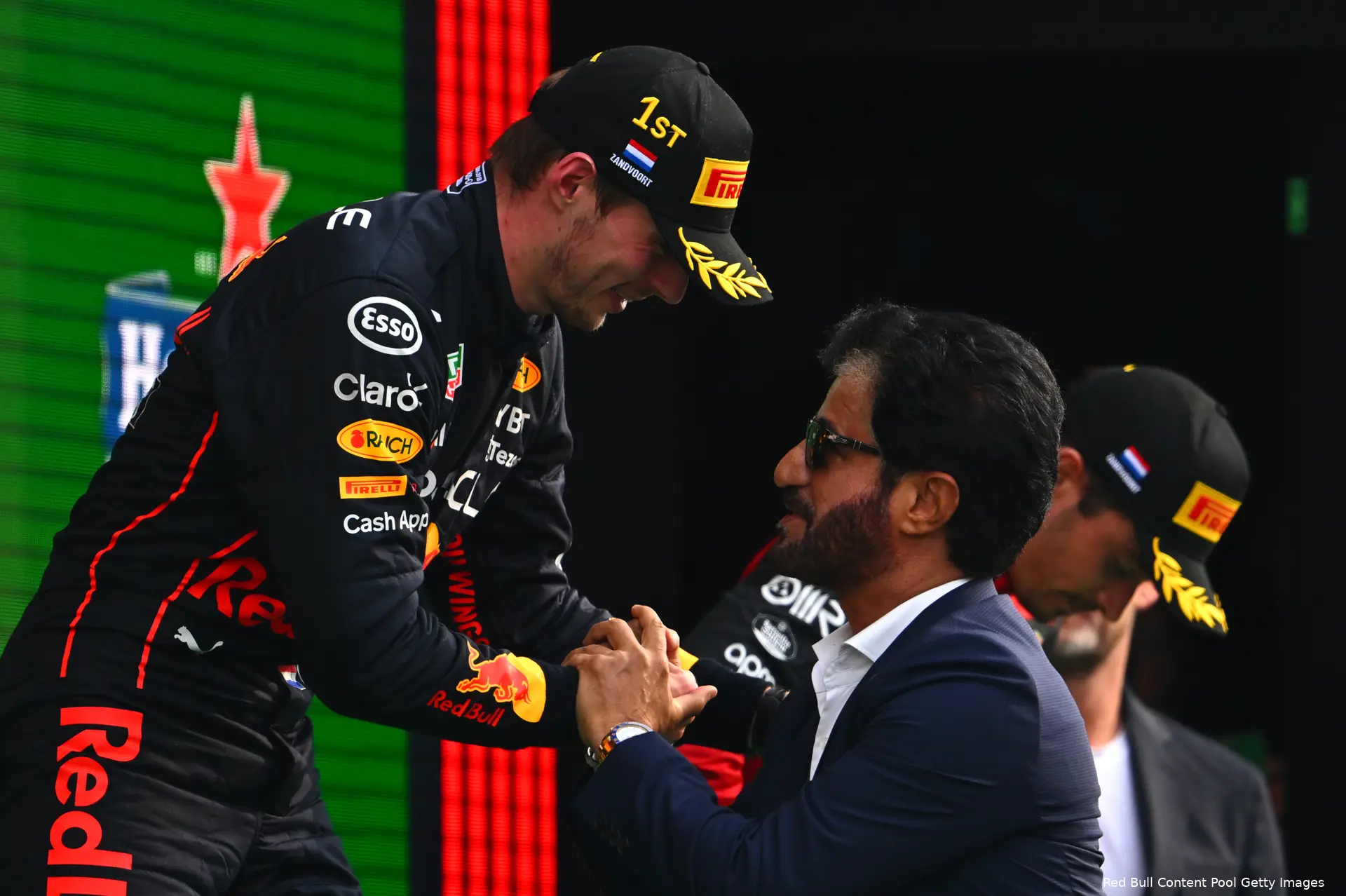 Max Verstappen Mohammed Ben Sulayem Red Bull Racing F1 GP Nederland 2022