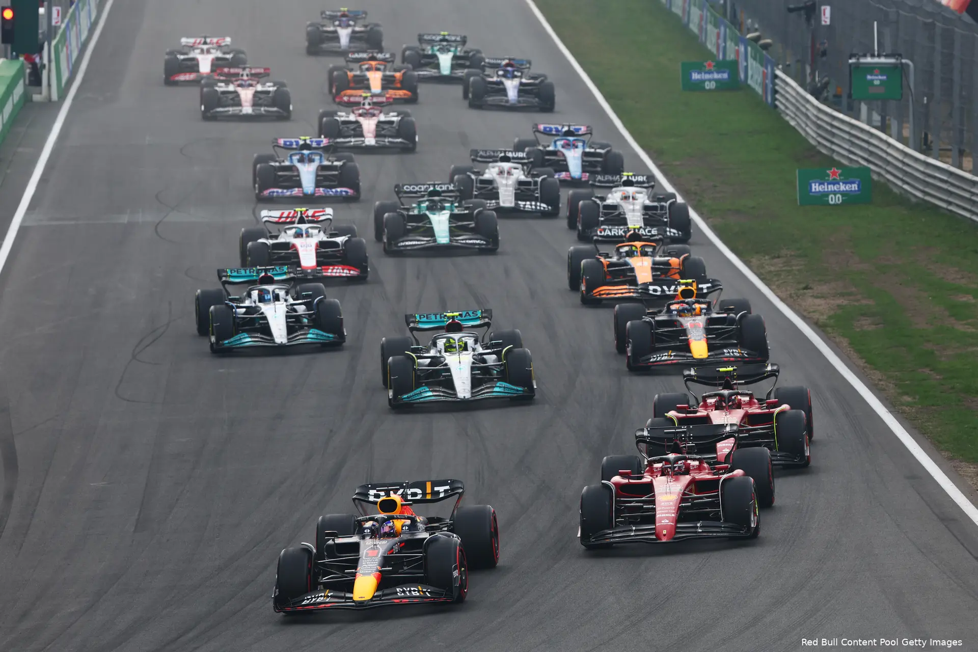Start F1 GP Nederland 2022
