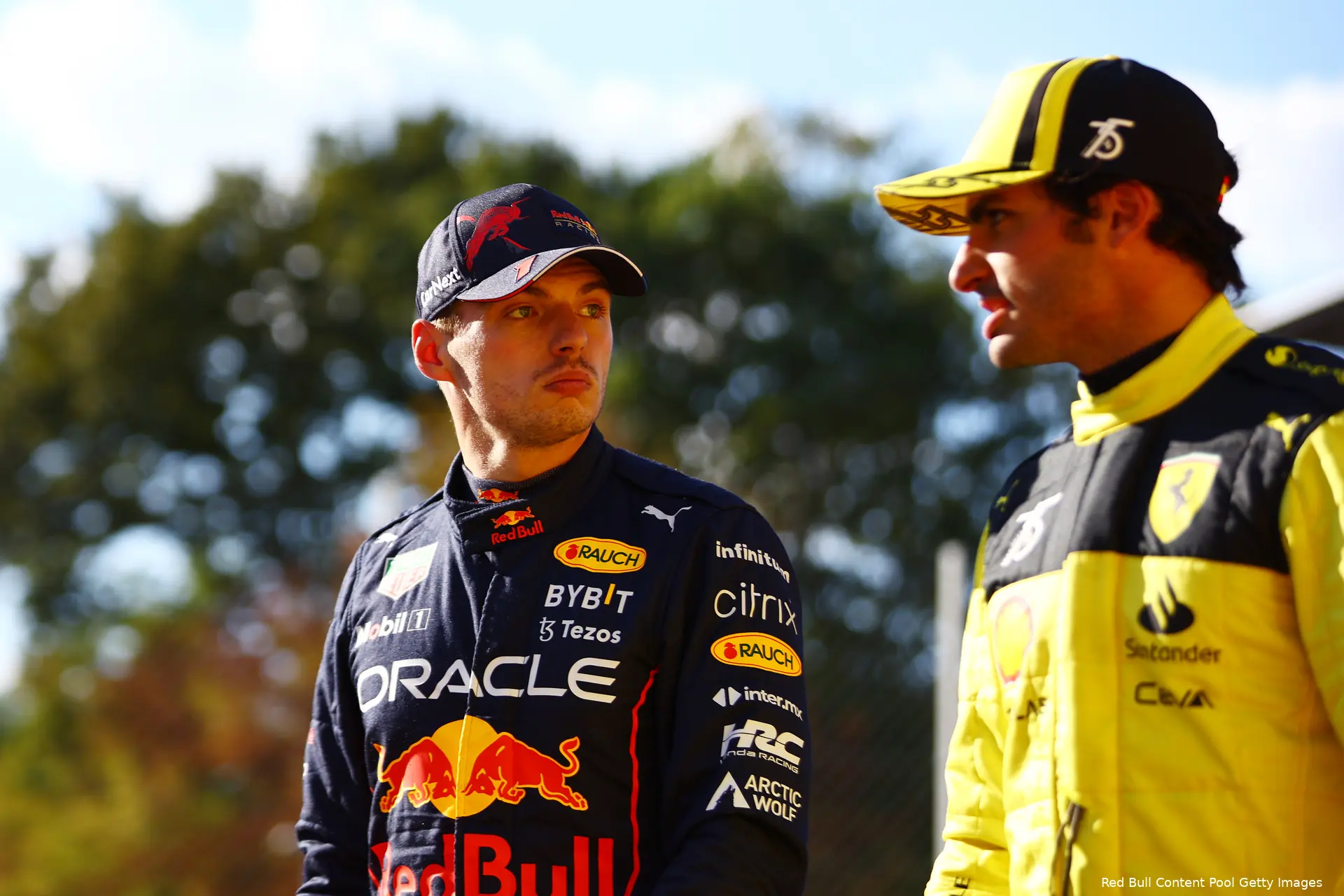 Verstappen Sainz kwalificatie Italie 2022