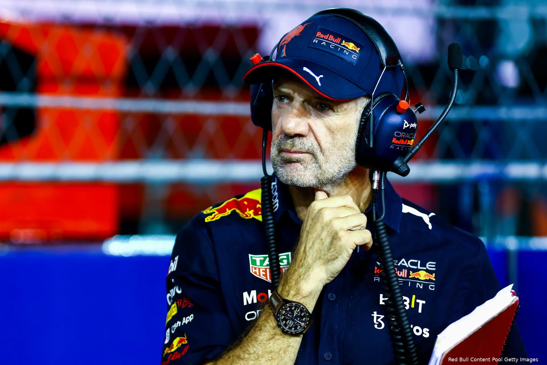 Adrian Newey Red Bull Racing F1 GP Singapore 2022