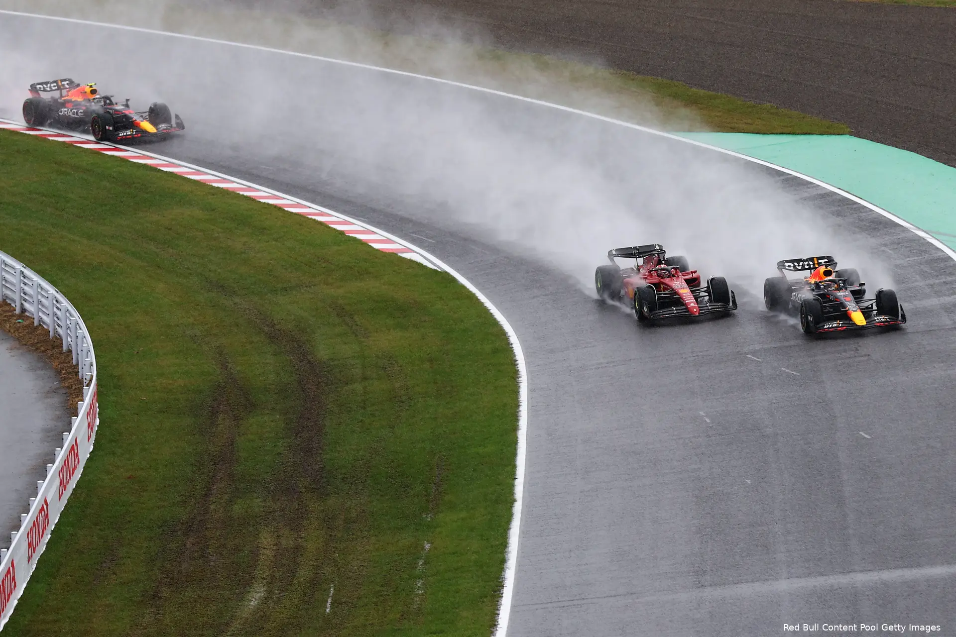 Charles Leclerc Max Verstappen F1 75 RB18 Ferrari Red Bull Racing GP Japan 2022
