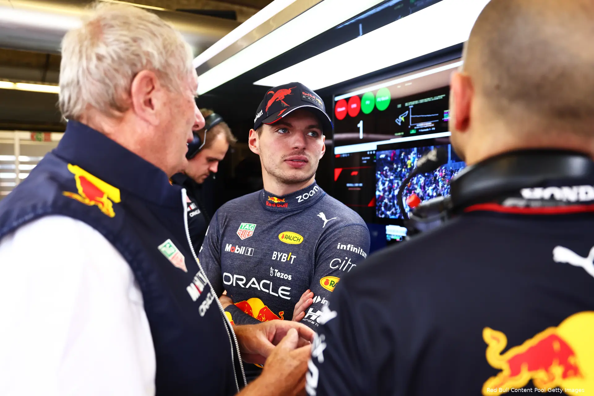 Helmut Marko Max Verstappen Red Bull Racing F1 GP Verenigde Staten 2022