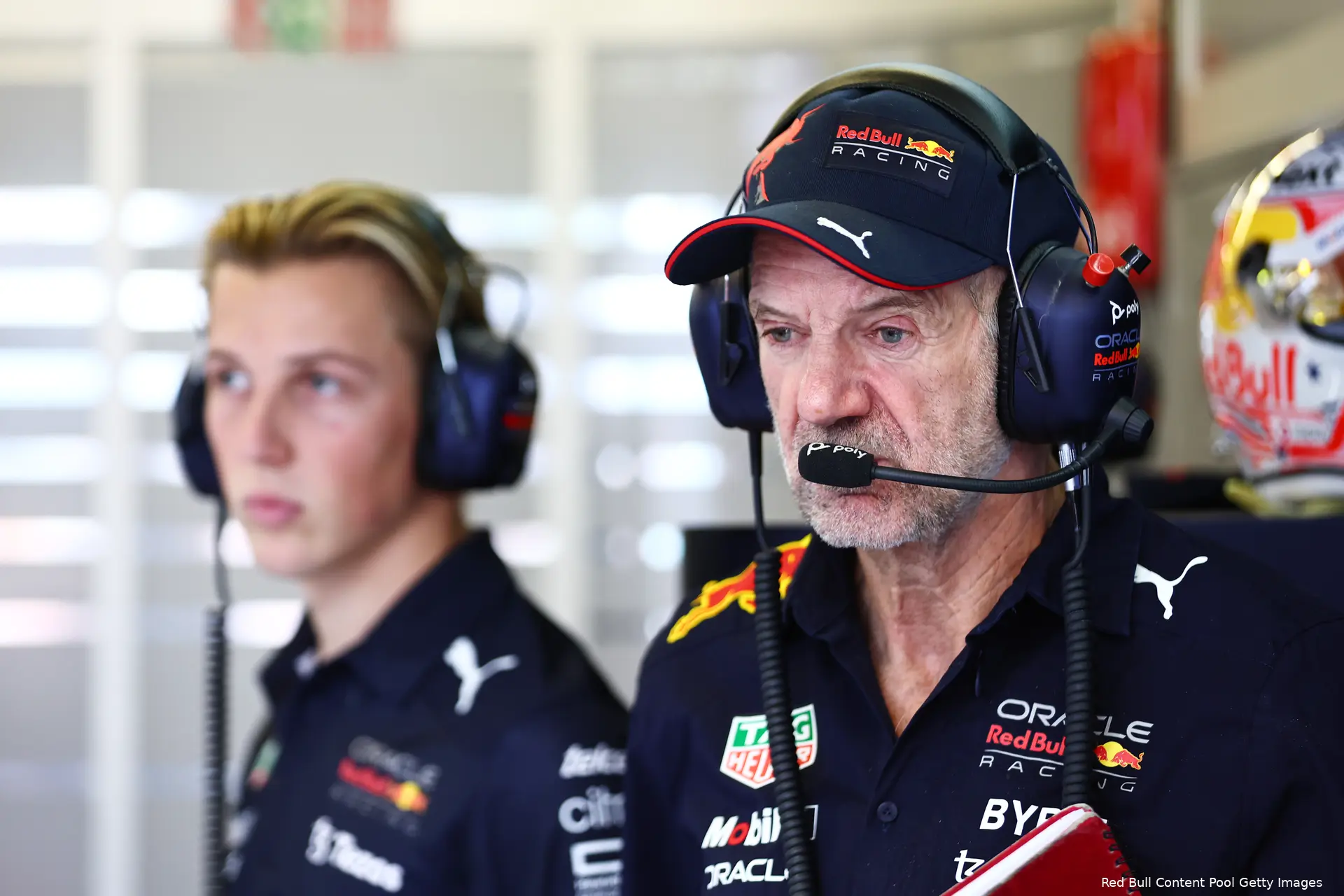 Liam Lawson Adrian Newey Red Bull Racing F1 GP Verenigde Staten 2022