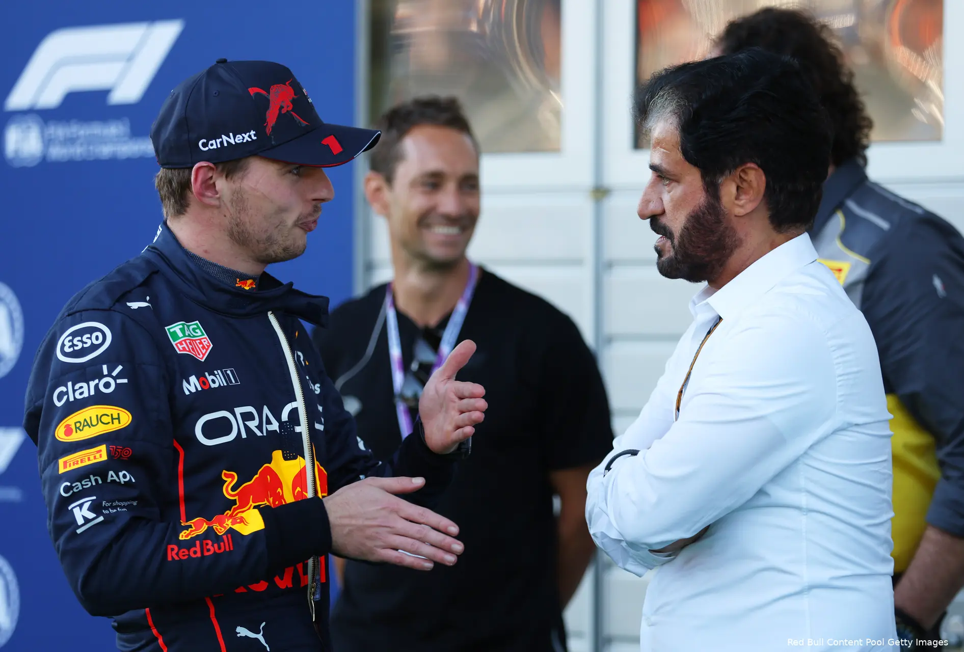 max verstappen mohammed ben sulayem red bull racing fia f1 2022