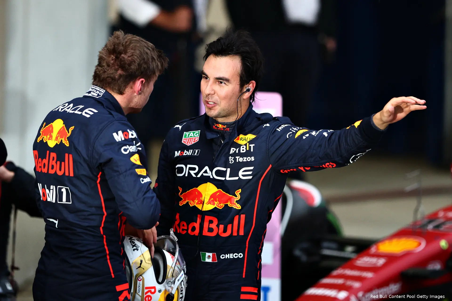 Max Verstappen Sergio Pérez Red Bull Racing F1 GP Japan 2022