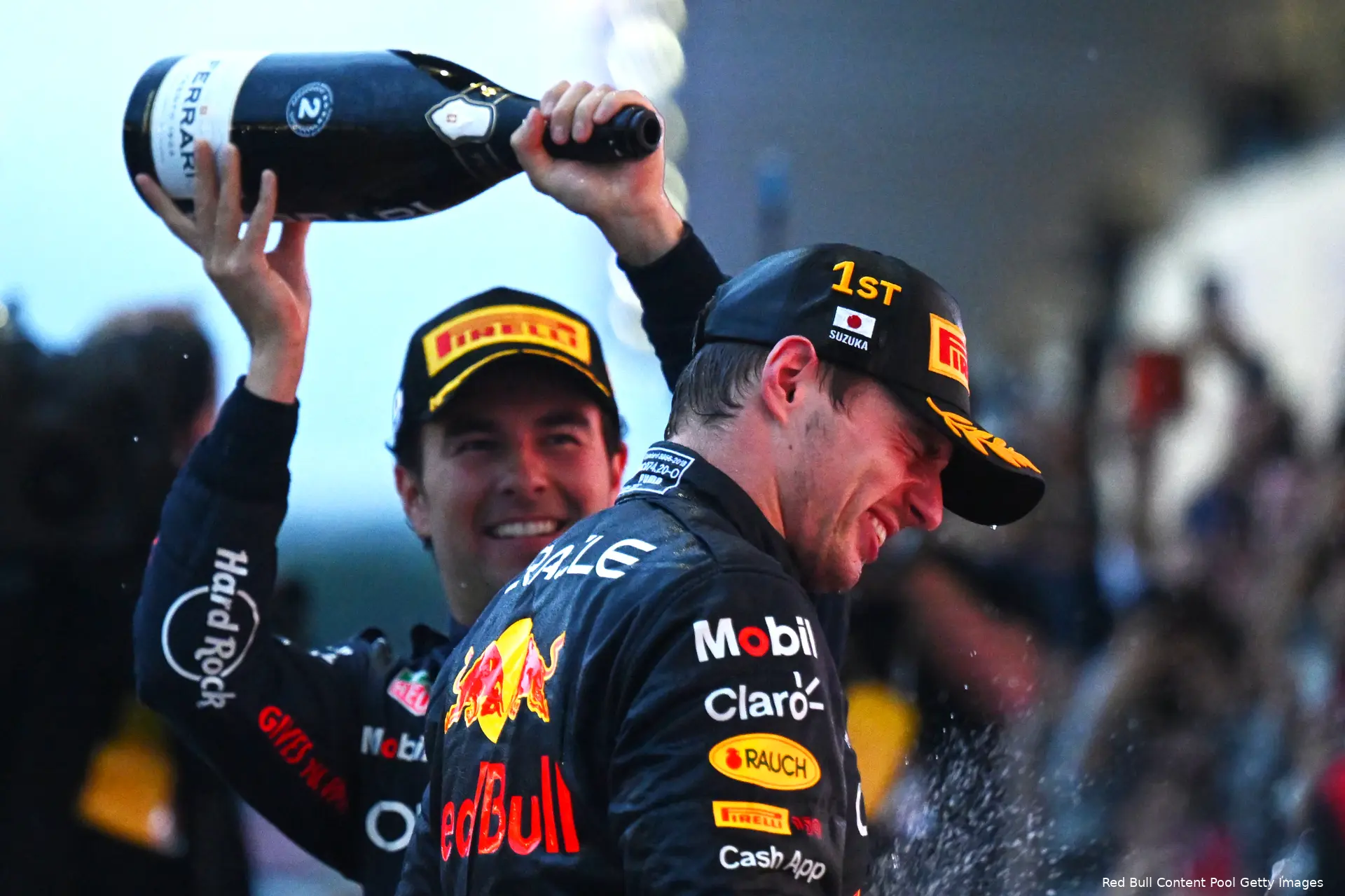 Sergio Pérez Max Verstappen Red Bull Racing F1 GP Japan 2022