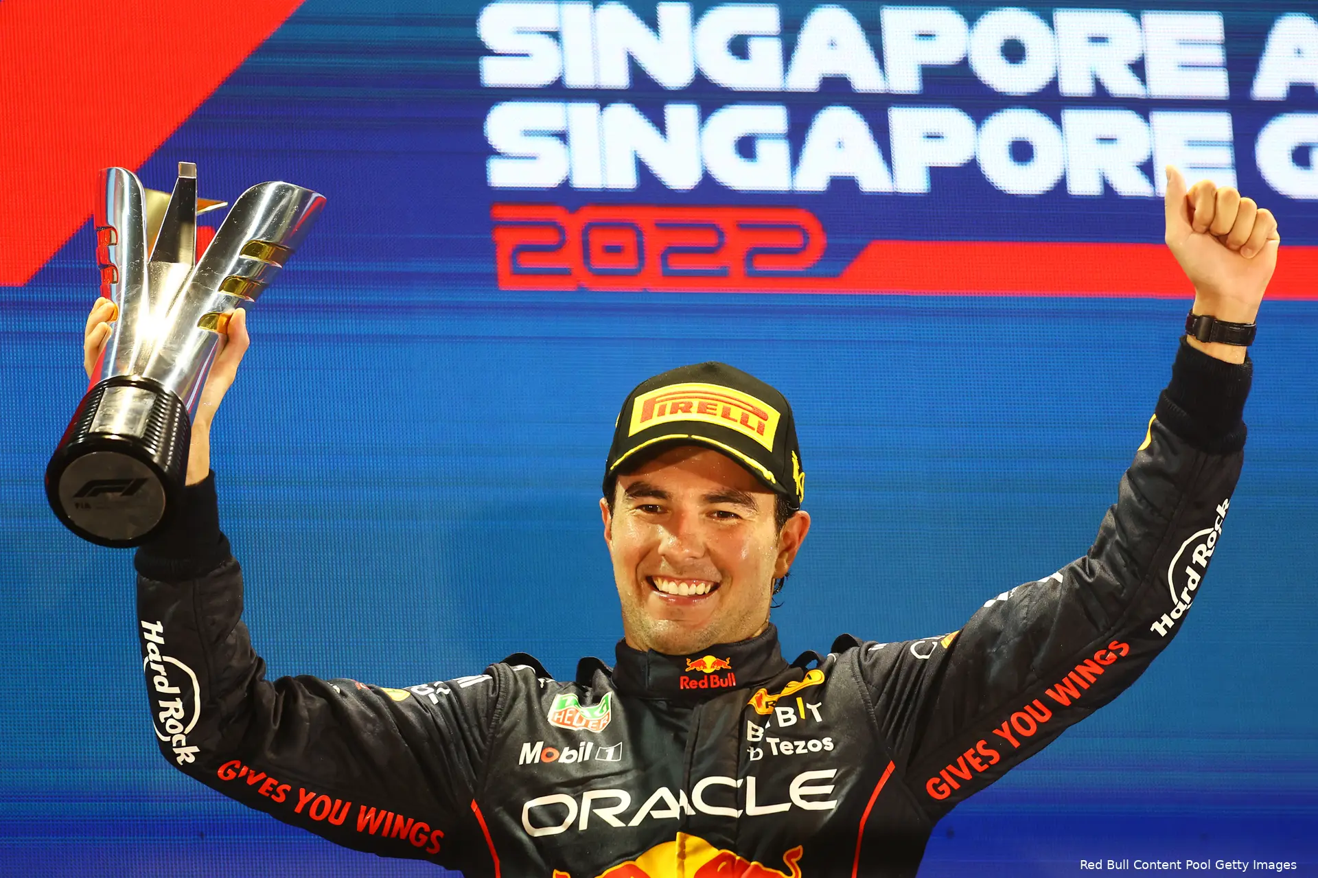 Sergio Pérez Red Bull Racing F1 GP Singapore 2022
