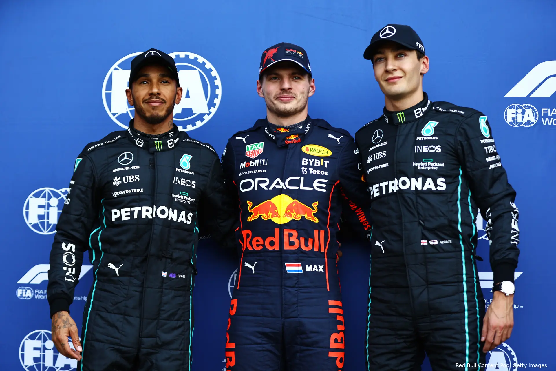 lewis hamilton max verstappen george russell