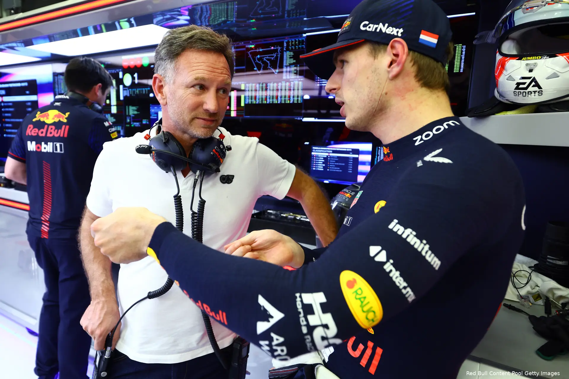 horner verstappen red bull testdagen bahrein 2023