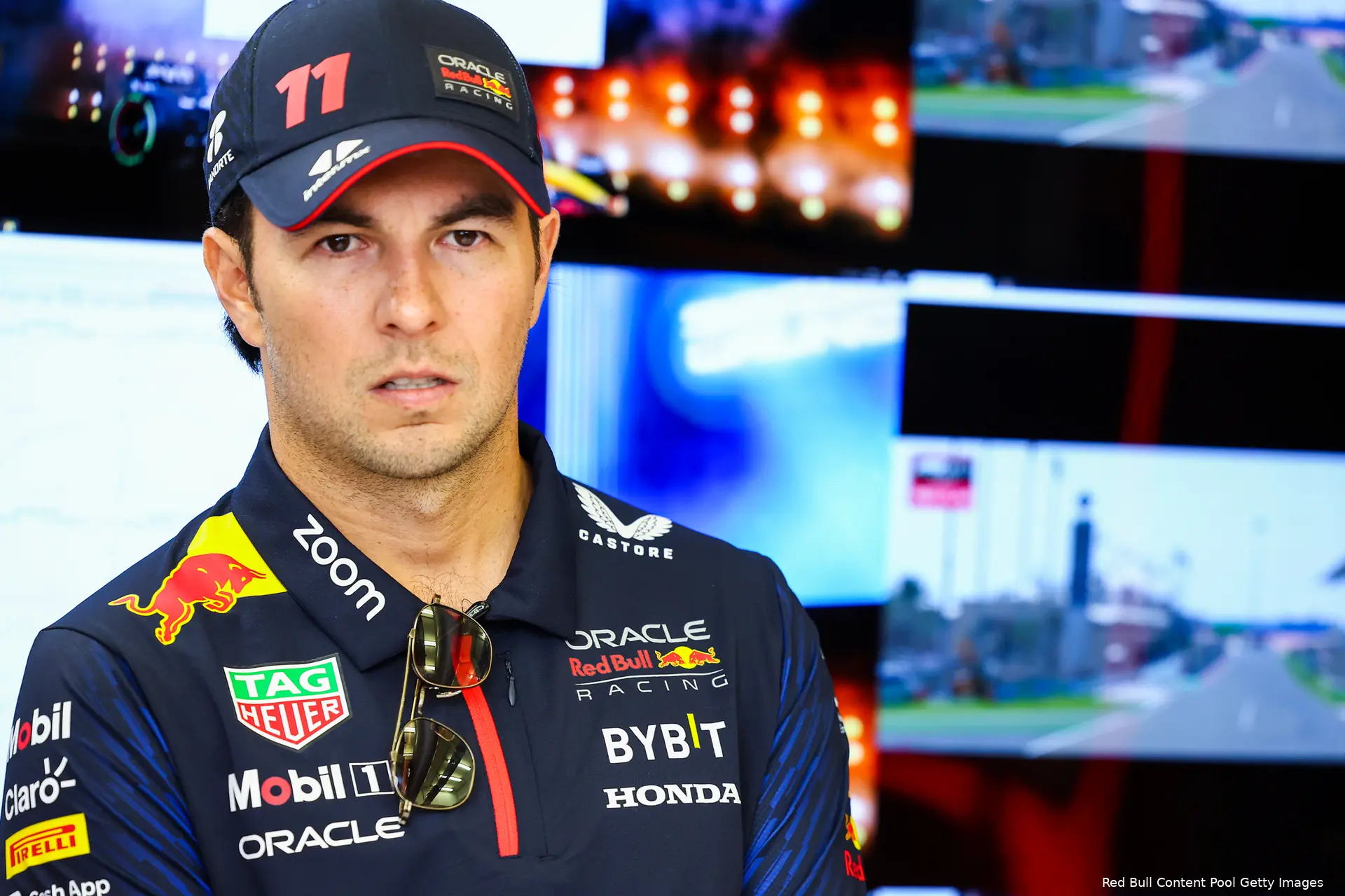 sergio perez red bull racing f1 testing bahrein 2023