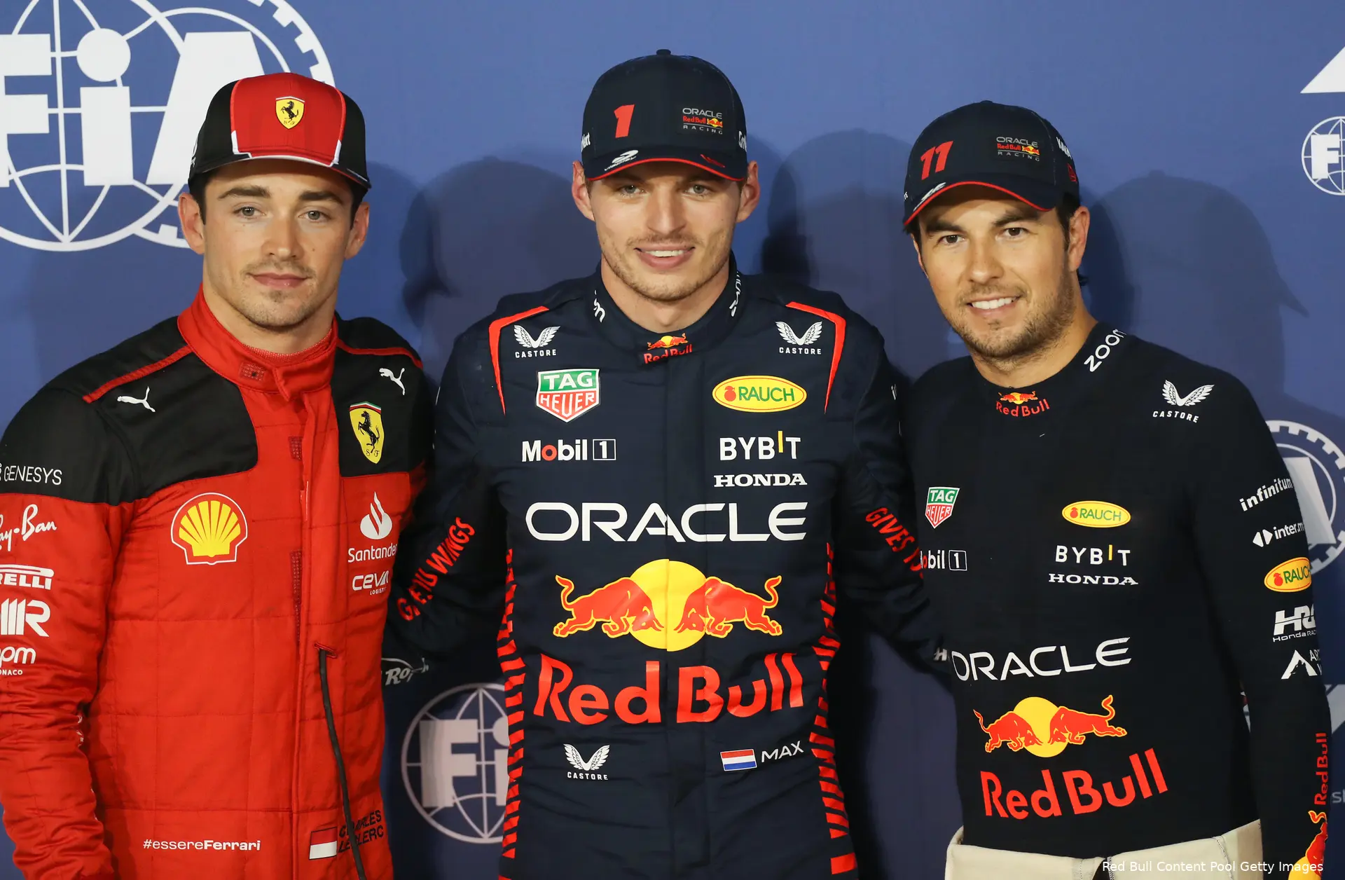 max verstappen perez leclerc rb19 red bull racing f1 gp bahrein 2023