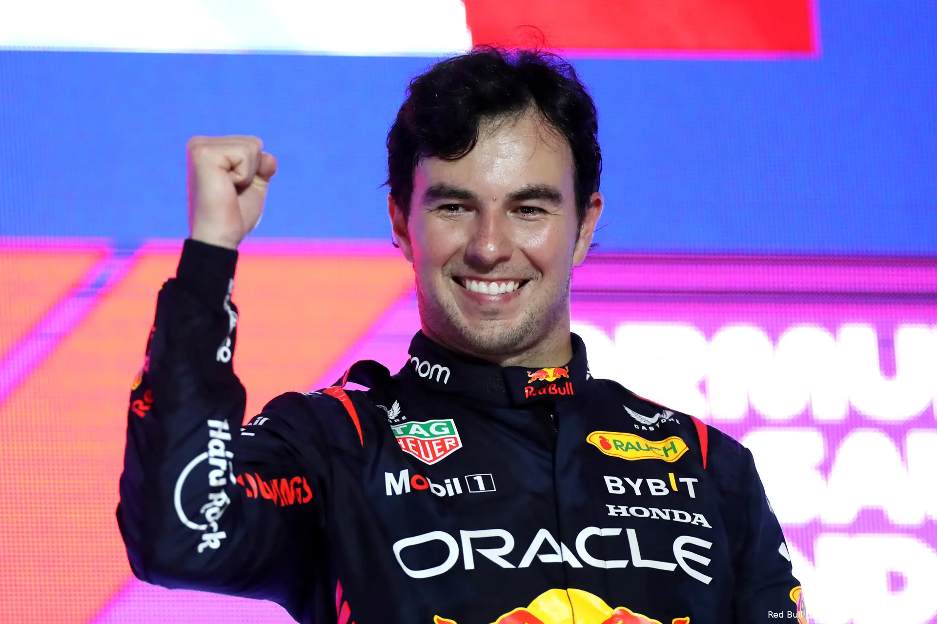 perez jeddah podium