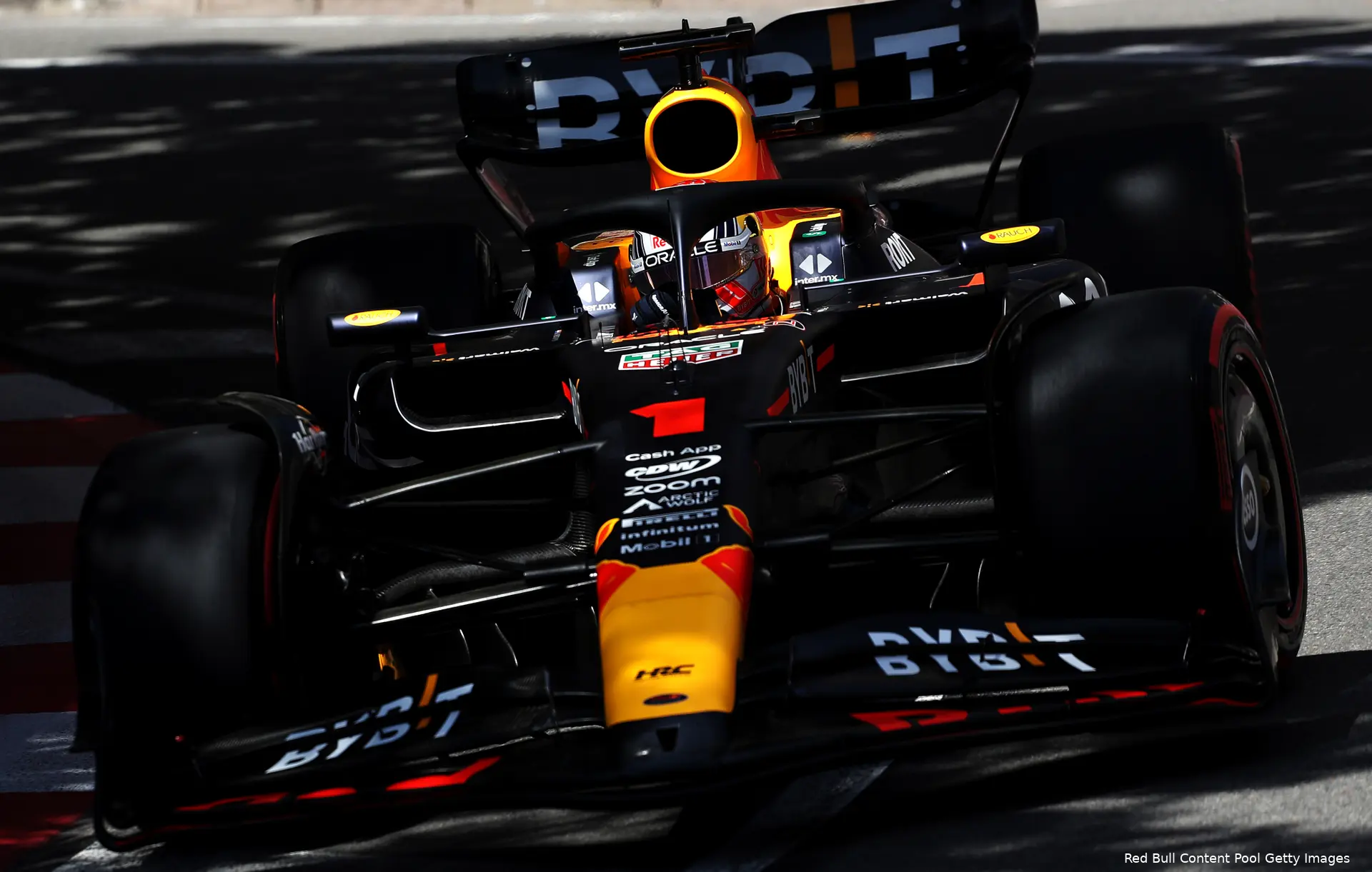 max verstappen rb19 red bull racing f1 gp monaco 2023