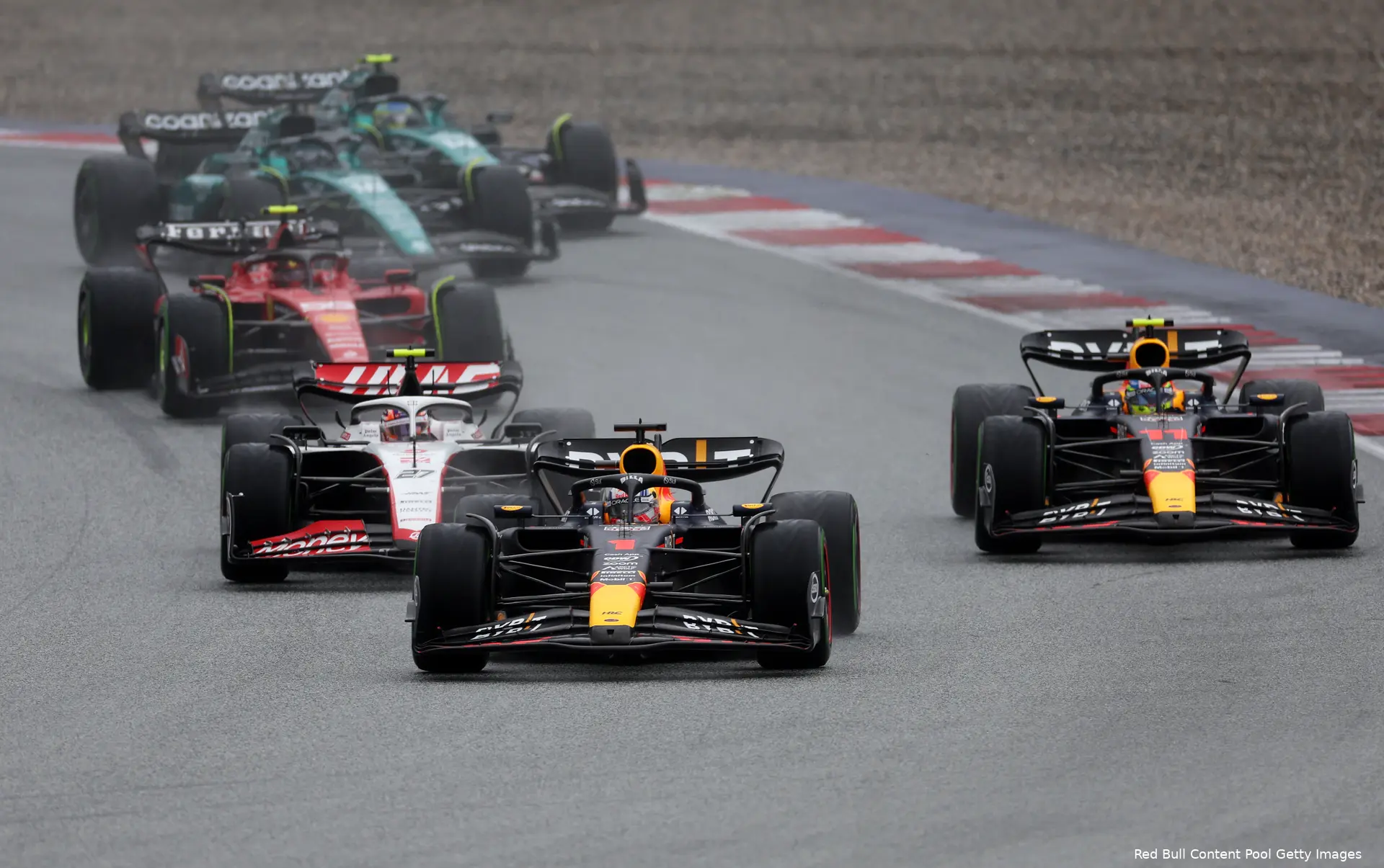 verstappen perez vecht red bull f1 sprint oostenrijk 2023
