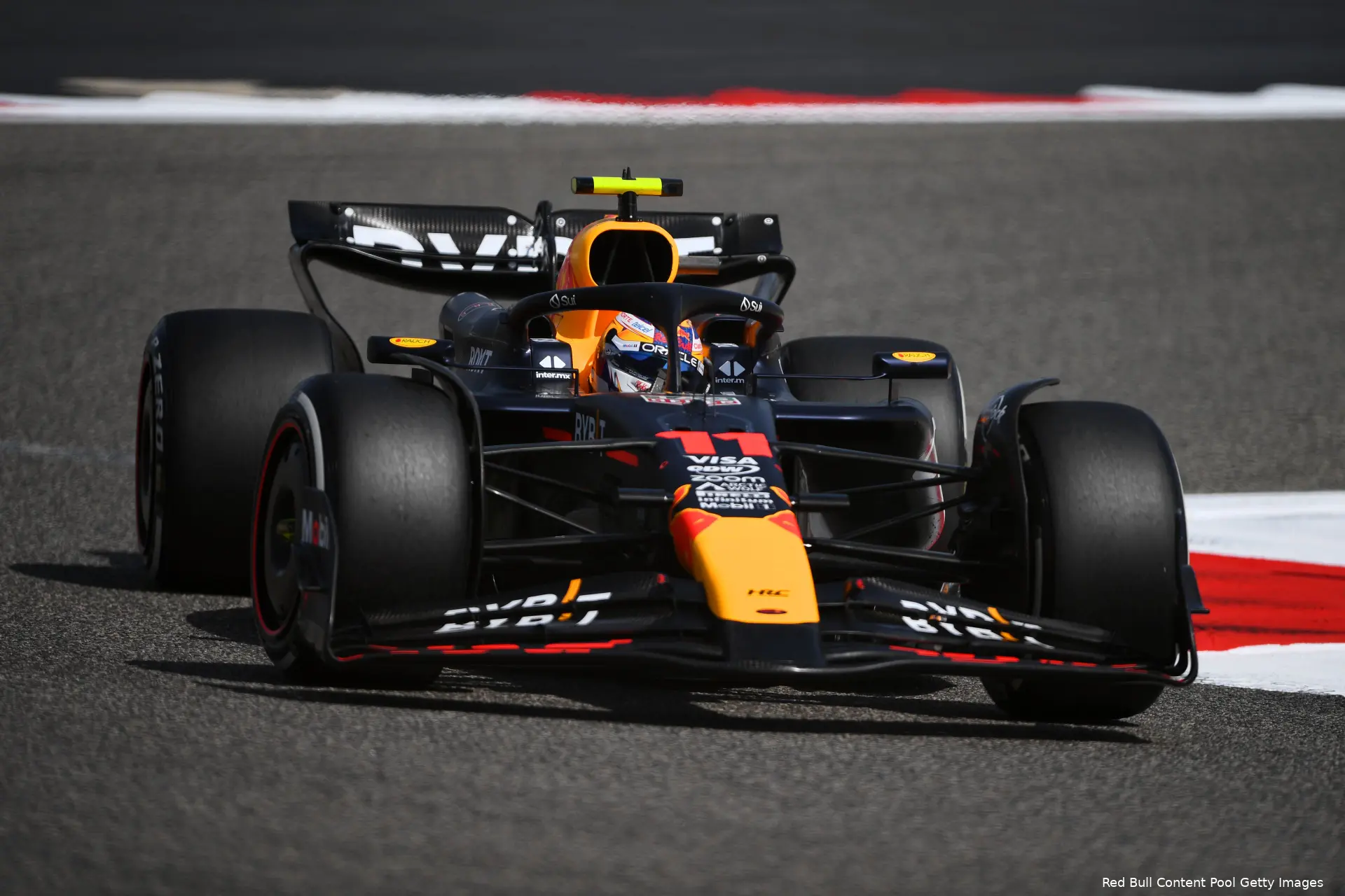 sergio perez rb20 bahrein wintertestdagen